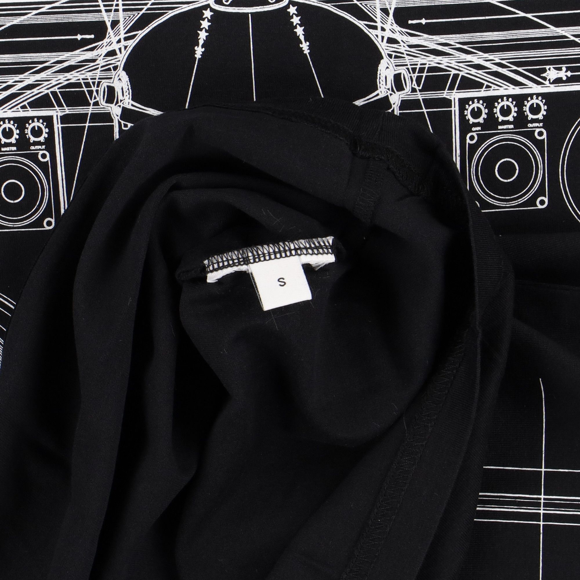 Givenchy Black Techno Map Print Oversized T-Shirt Size US S / EU 44-46 / 1 - 4 Thumbnail