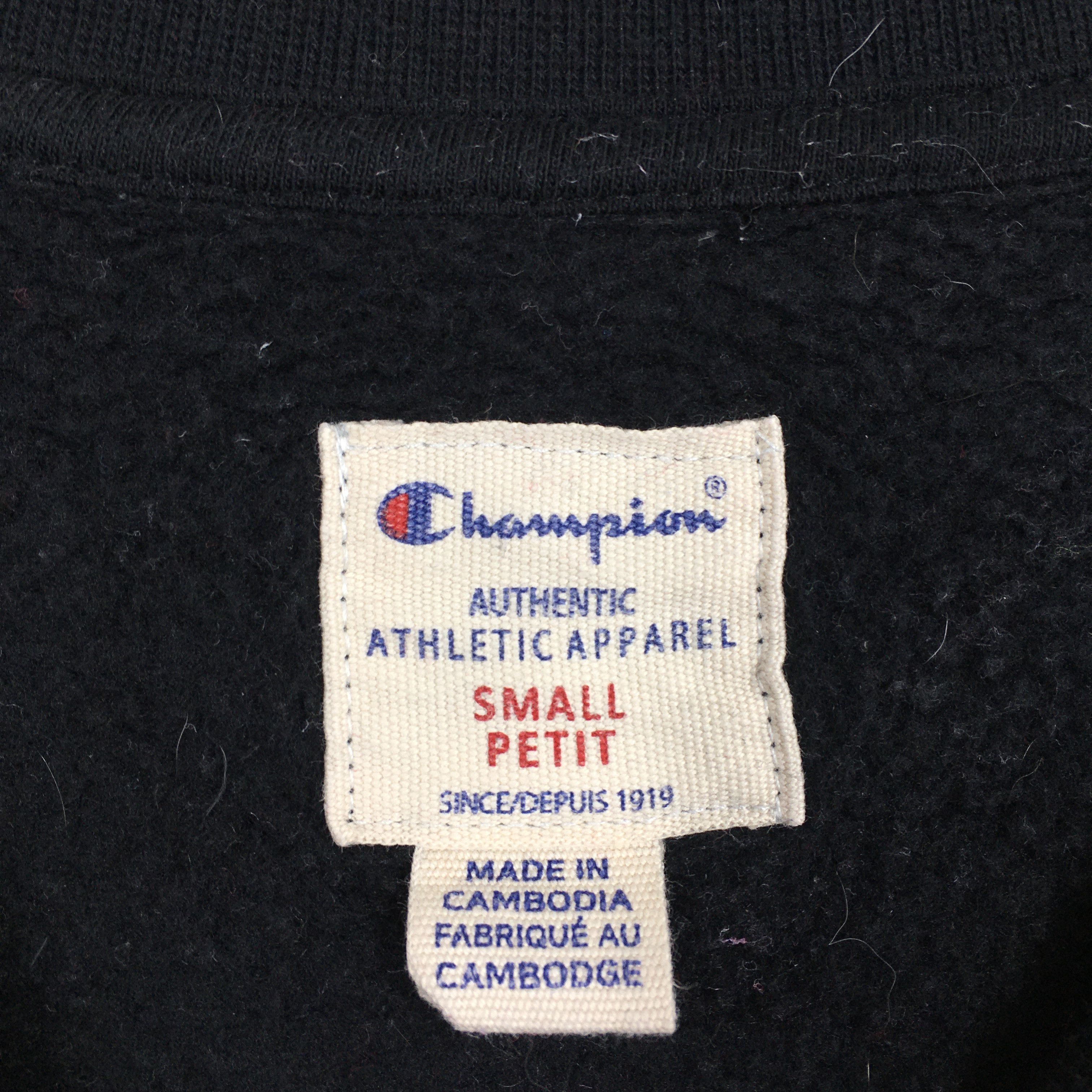 Champion × Vintage Vintage Champion Authentic Apparel Black Jumper S Size US S / EU 44-46 / 1 - 5 Thumbnail