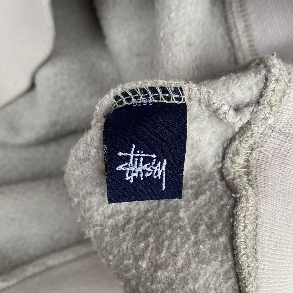 Stussy × Vintage Vintage 1990s Stussy Embroidered Logo Crewneck Sweatshirts Size US L / EU 52-54 / 3 - 9 Thumbnail