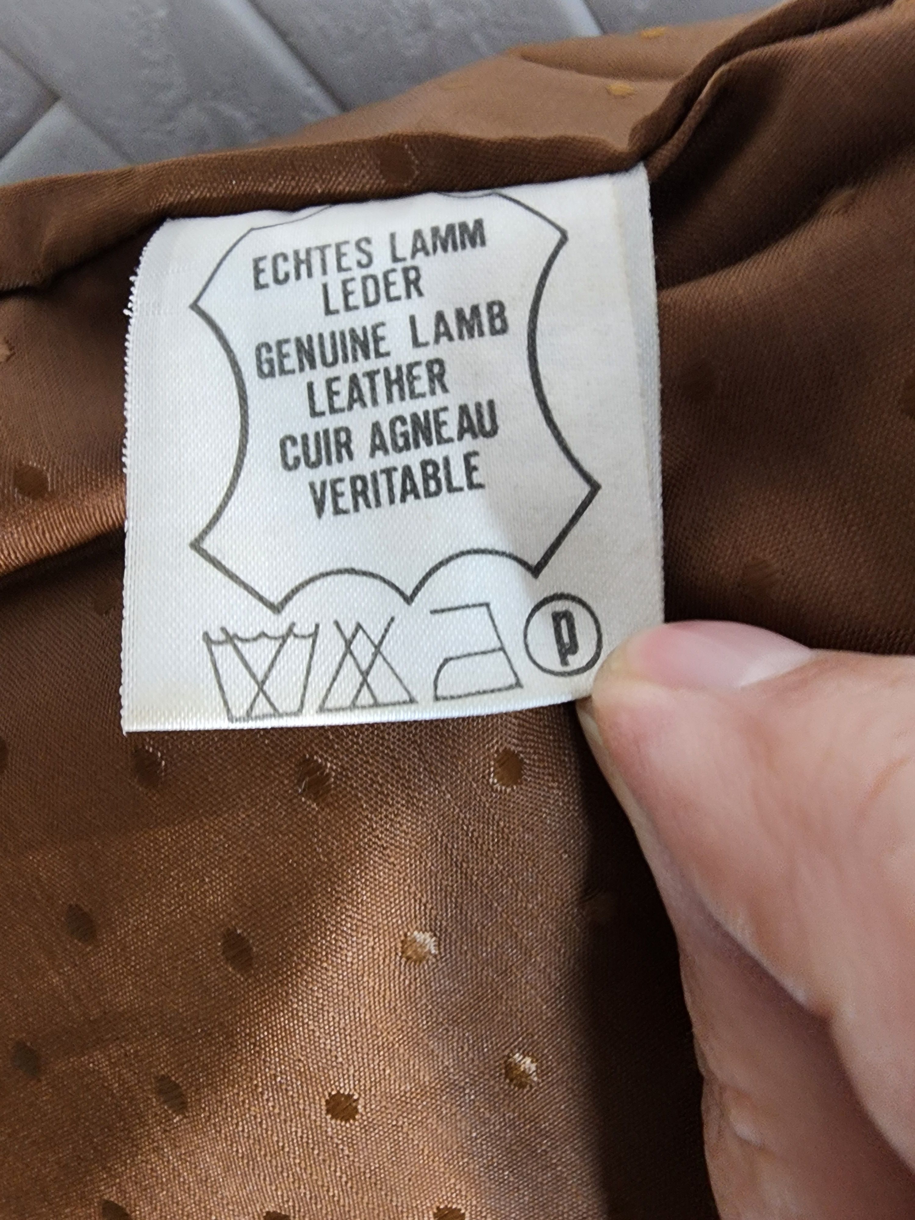 Other Brown Leather Skirt Size 26" / US 2 / IT 38 - 8 Thumbnail