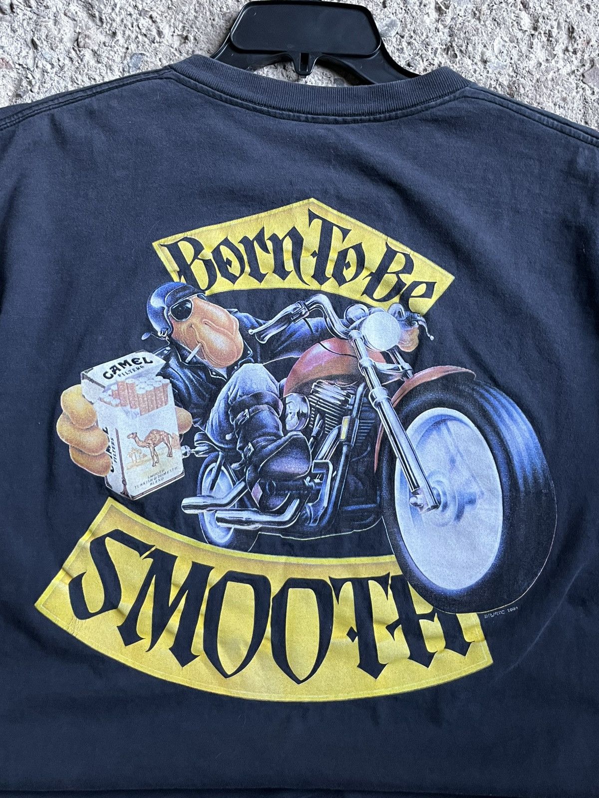 Camel Vintage 1987 Camel “Born to Be Smooth” Back Graphic Tee Size US L / EU 52-54 / 3 - 2 Thumbnail