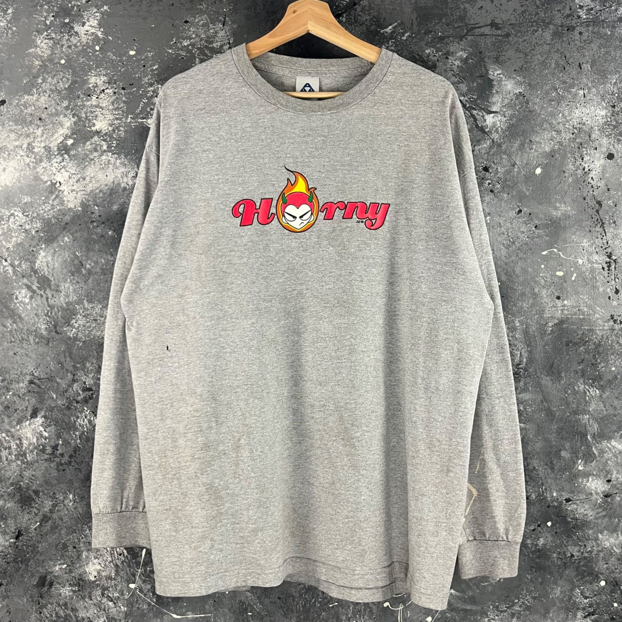 Vintage Vintage 90’s Horny Skate longsleeve Size US XL / EU 56 / 4 - 1 Thumbnail