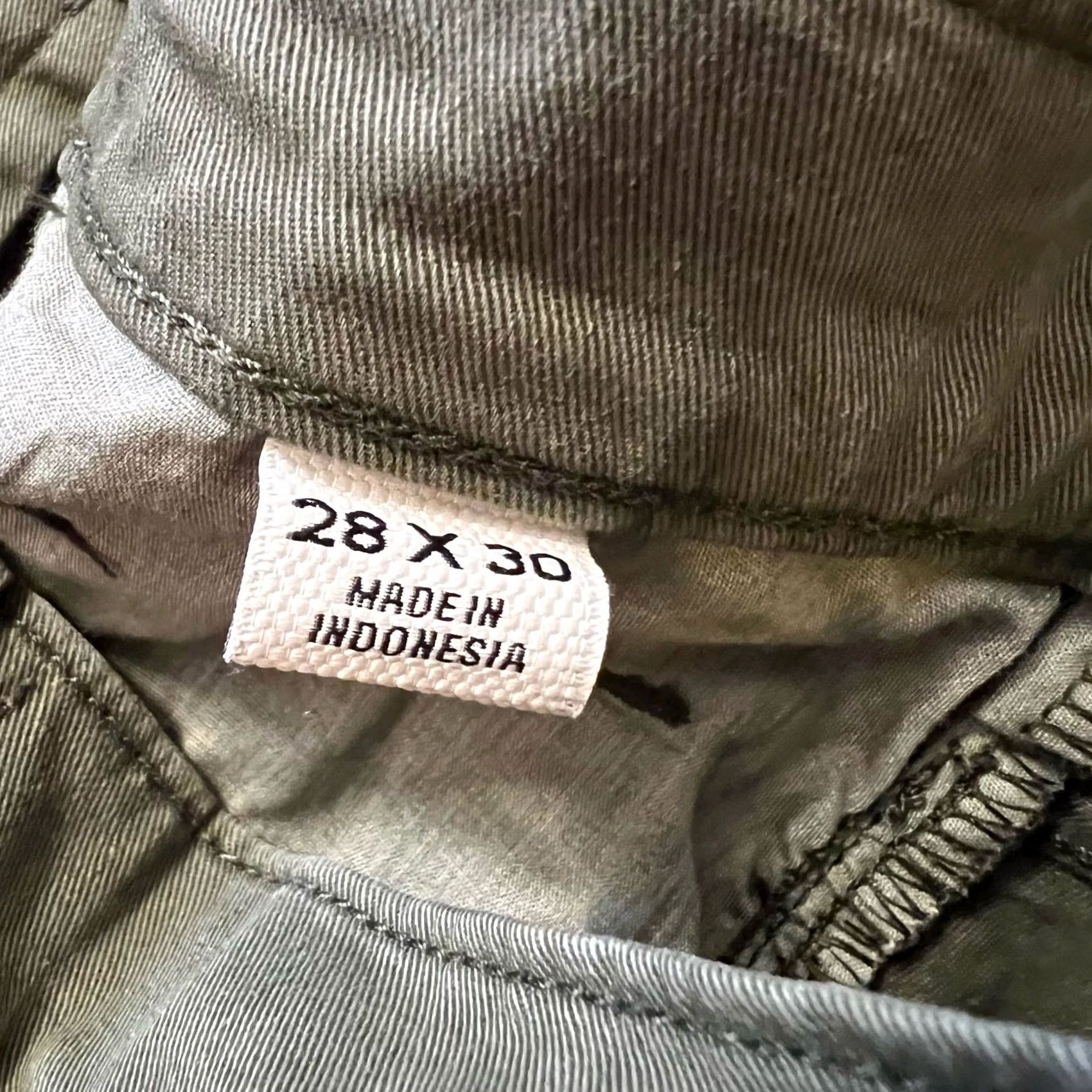 Vintage Flint & Tinder Mens Pants Green Slim Fit Chino Casual Preppy Pockets Logo 28 x30 Size US 28 / EU 44 - 6 Thumbnail