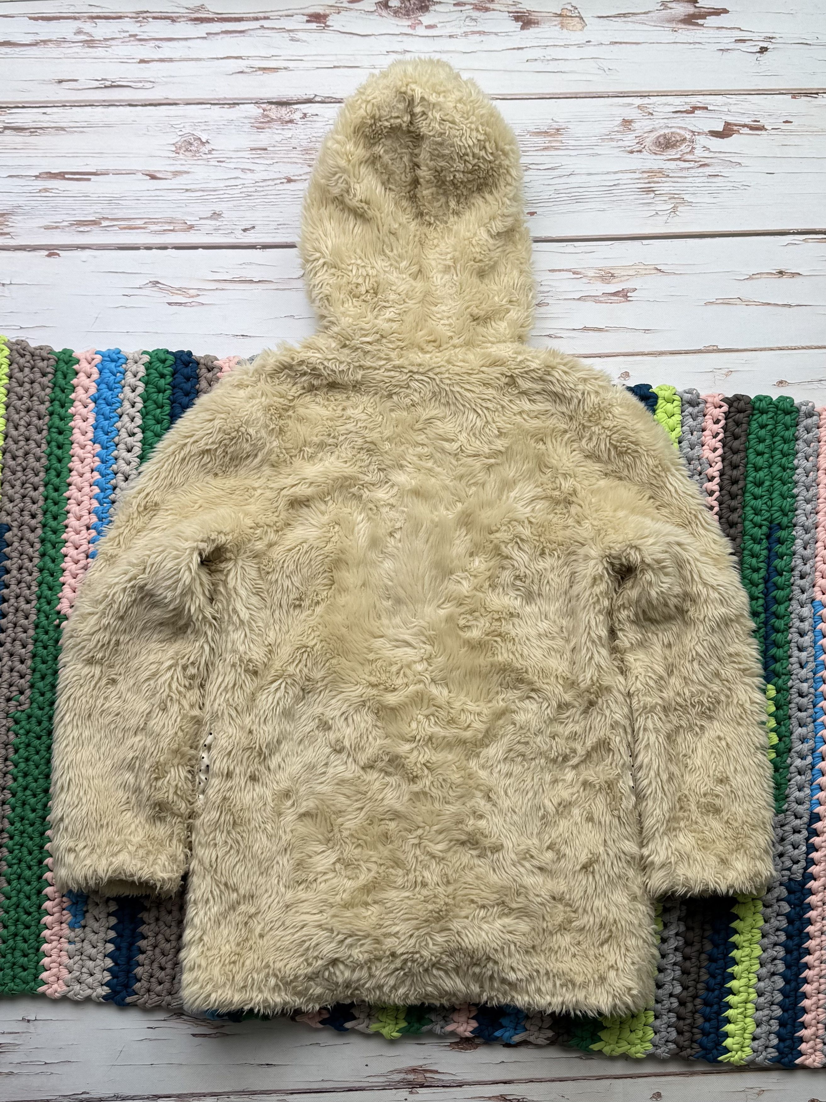 Vintage Vintage Faux Fur Coat (ET1) Size L / US 10 / IT 46 - 8 Thumbnail