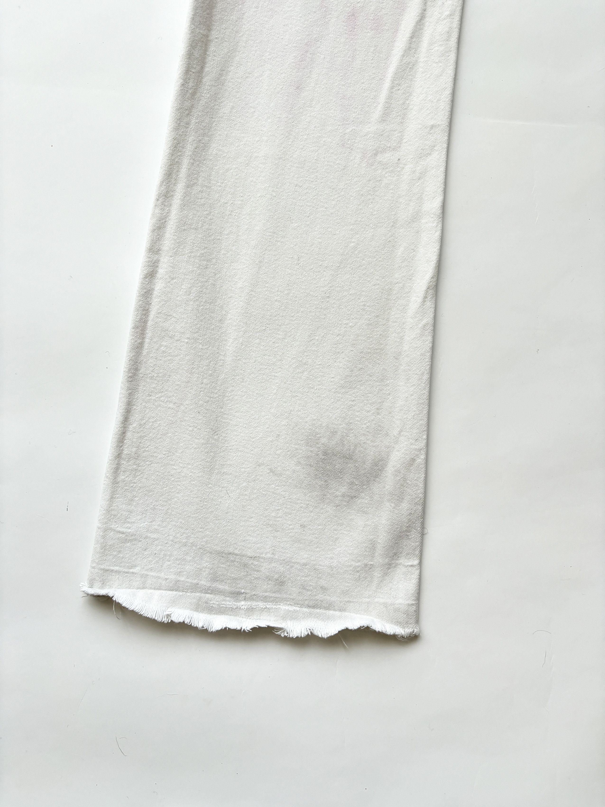 Alexander McQueen ⚡️QUICK SALE⚡️1998 Alexander McQueen White Denim Jeans Size 30" / US 8 / IT 44 - 6 Thumbnail