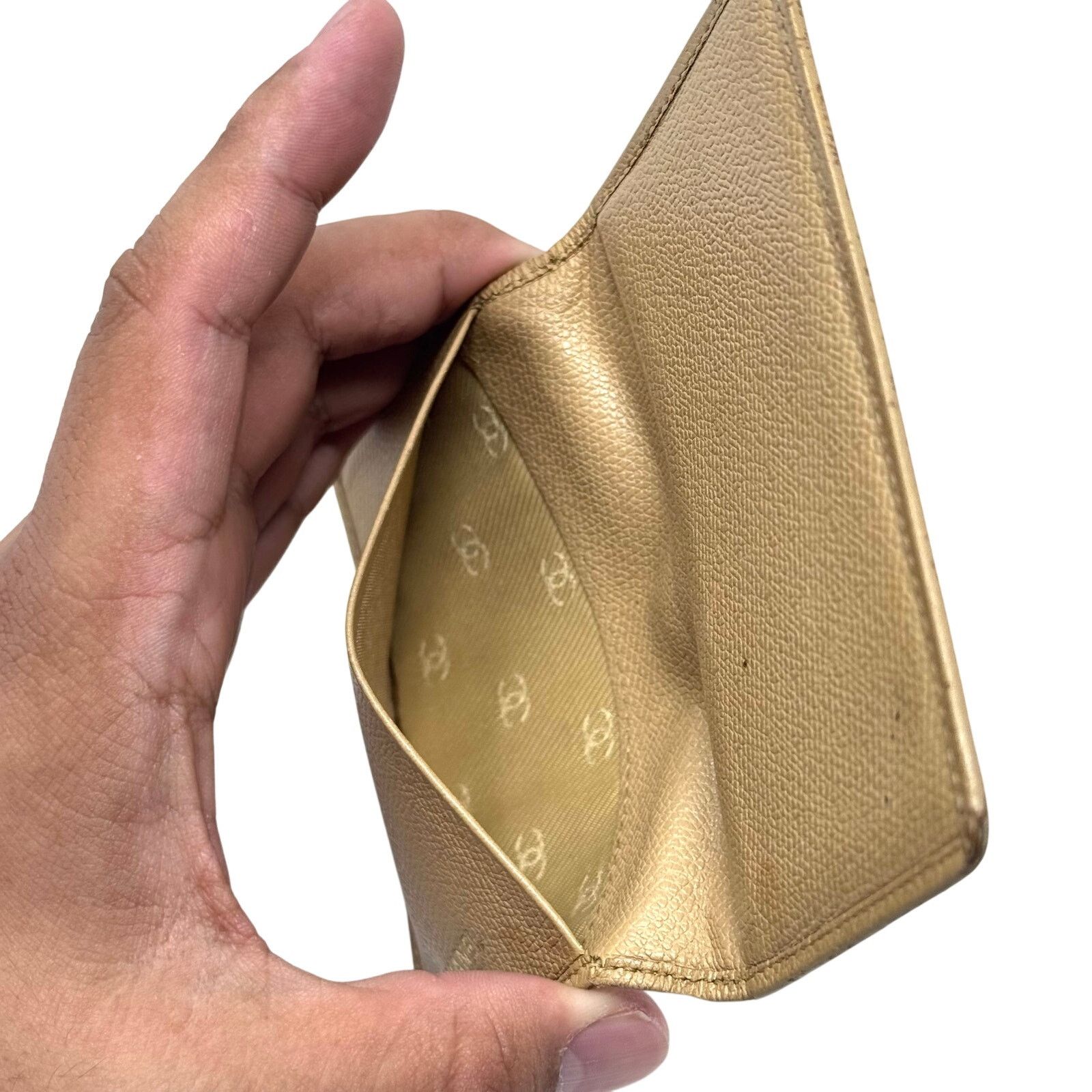 Chanel Chanel Beige Bifold Wallet Size ONE SIZE - 5 Thumbnail