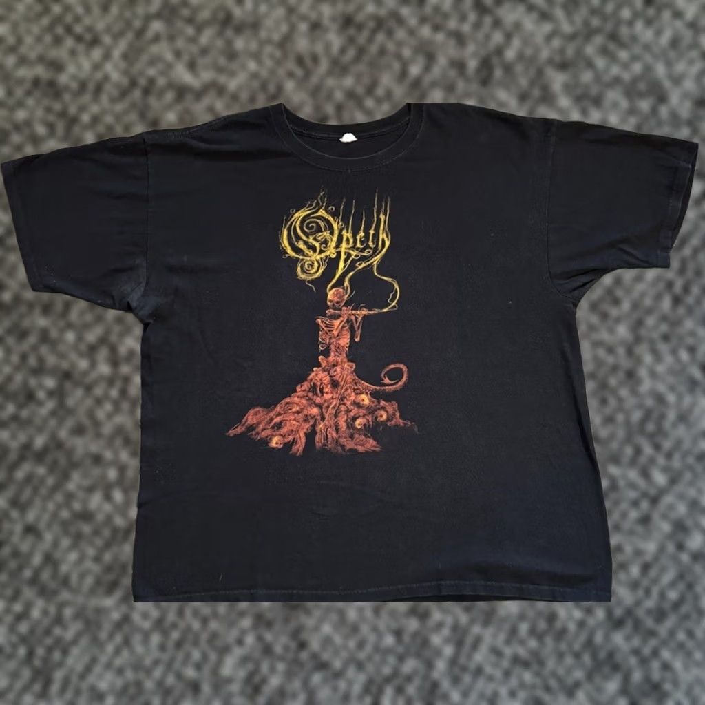Anvil VINTAGE Opeth Concert T Shirt 2XL Progressive Death Metal Band Gojira 2000s Black Mens Size US XXL / EU 58 / 5 - 1 Thumbnail