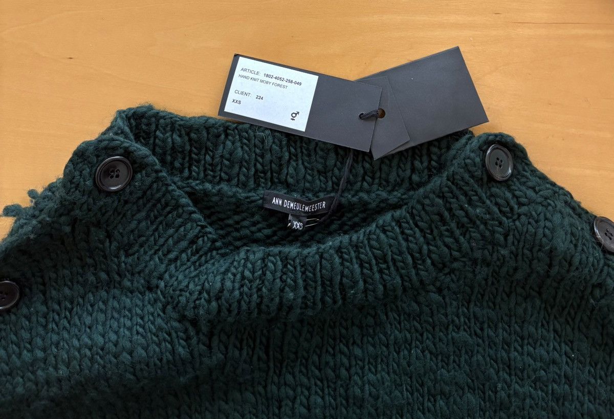 Ann Demeulemeester 18aw unisex wool sweater with button up shoulders Size US S / EU 44-46 / 1 - 6 Thumbnail