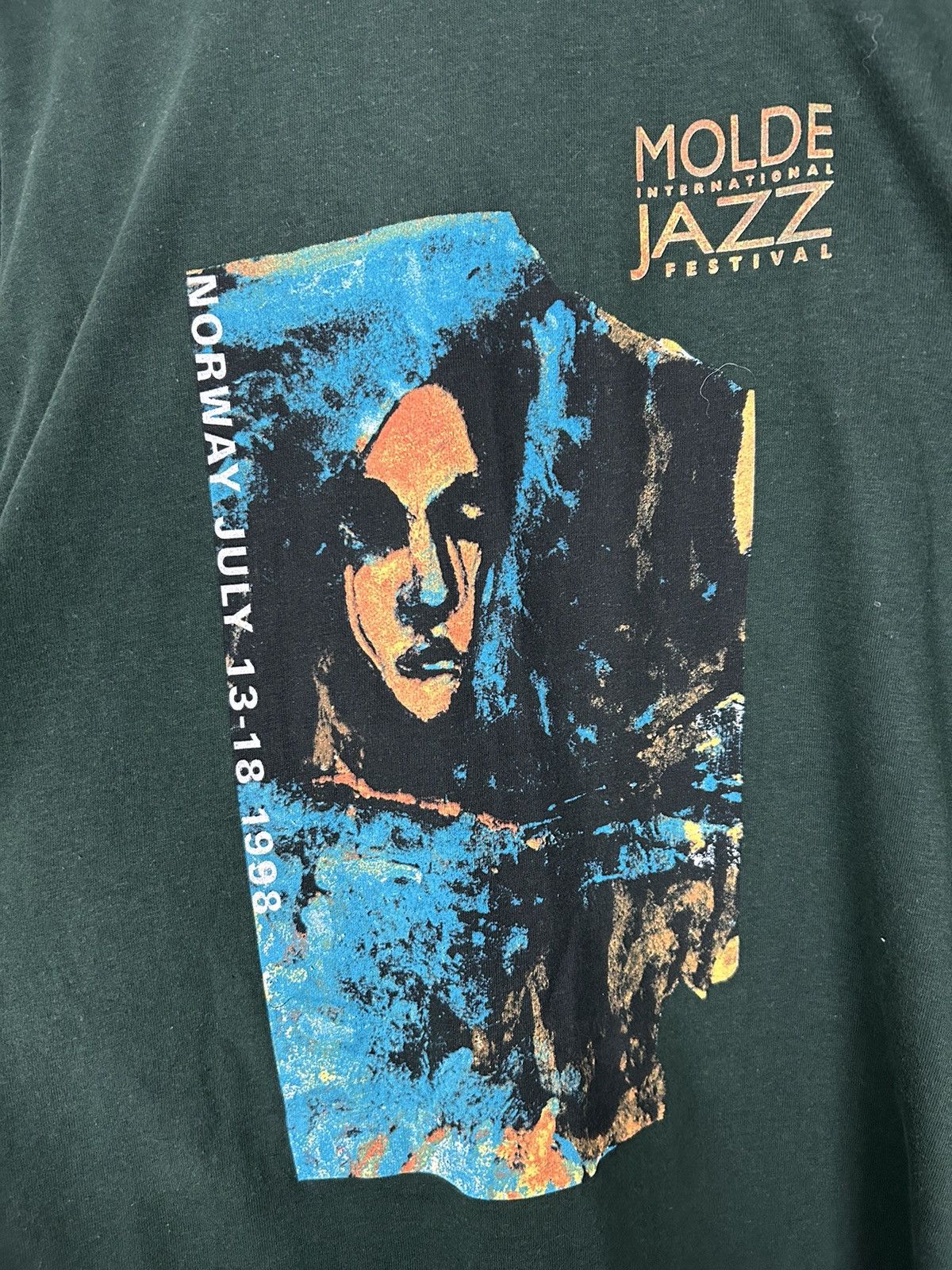 Band Tees Vintage 1998 Molde Jazz Festival Graphic Tee Hype Music Art Size US M / EU 48-50 / 2 - 3 Thumbnail