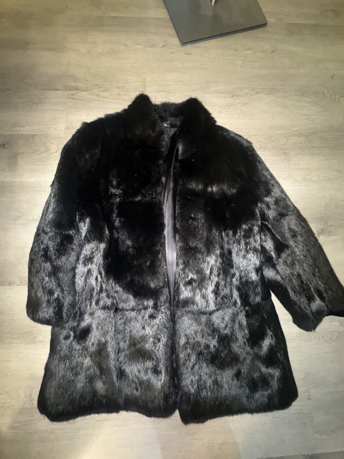 Other Genuine vintage Rabbit Fur women’s black coat size Medium Size M / US 6-8 / IT 42-44 - 4 Thumbnail