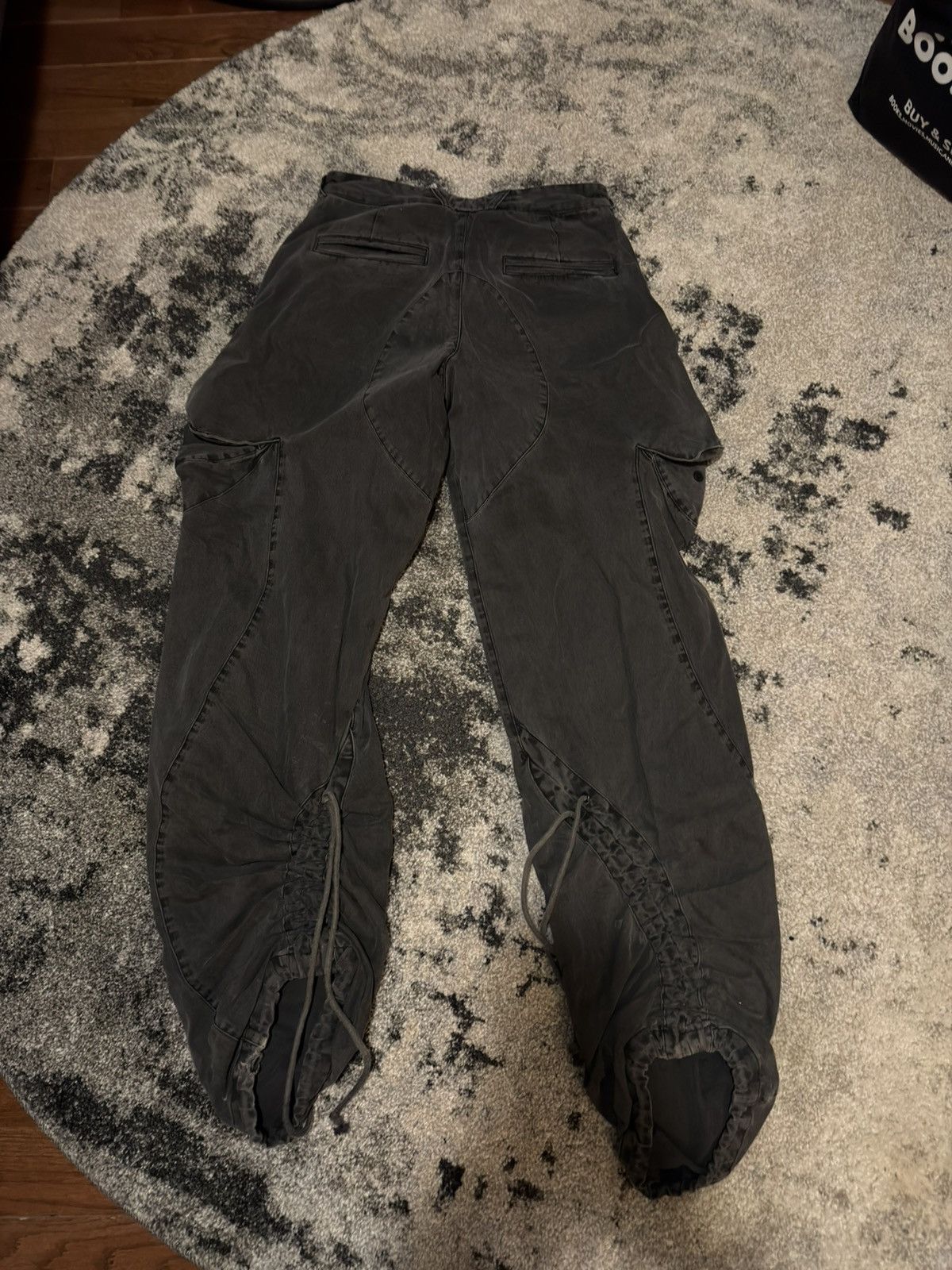 Hyein Seo Hyein Seo Washed Cargo Pants Size 4 Size US 33 - 2 Thumbnail