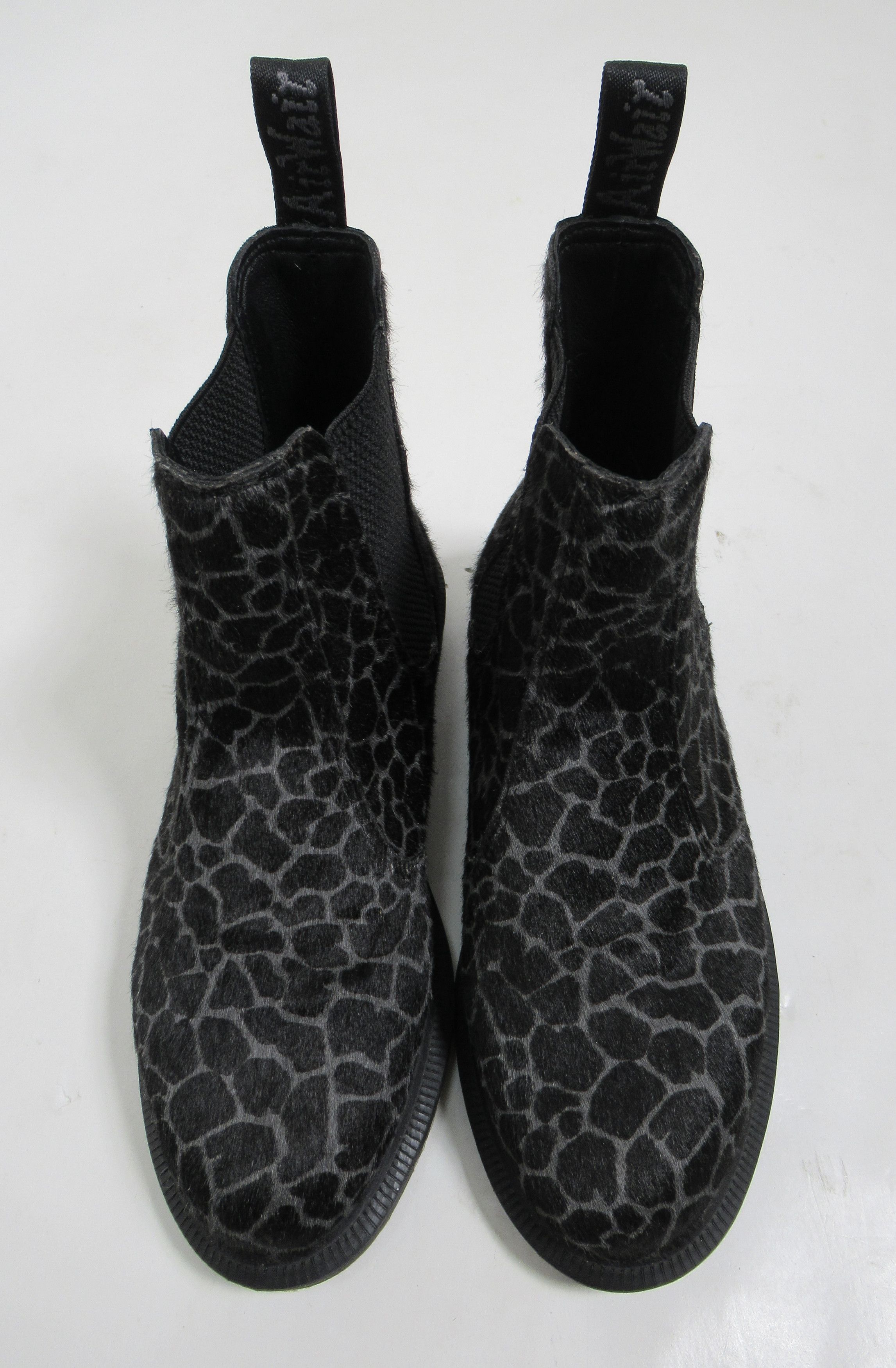 Dr. Martens Dr. Martens Flora Animal Print Chelsea Boots Black Grey Size US 6 / IT 36 - 2 Thumbnail