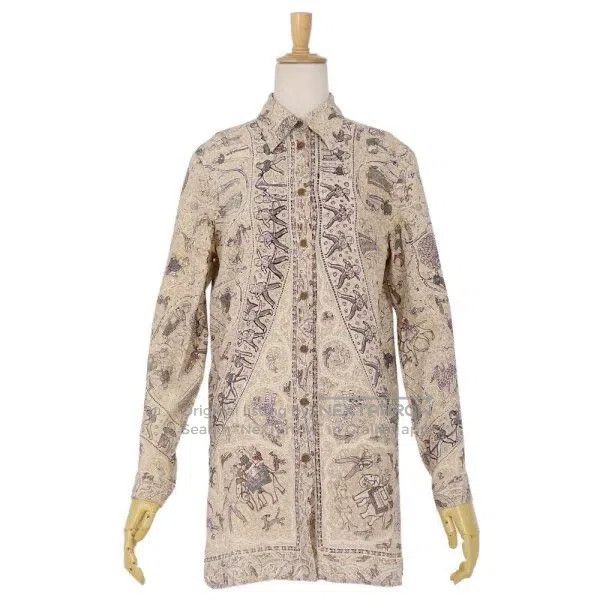Hermes Hermes Silk printed shirt Size XXS / US 00 / IT 34 - 2 Thumbnail