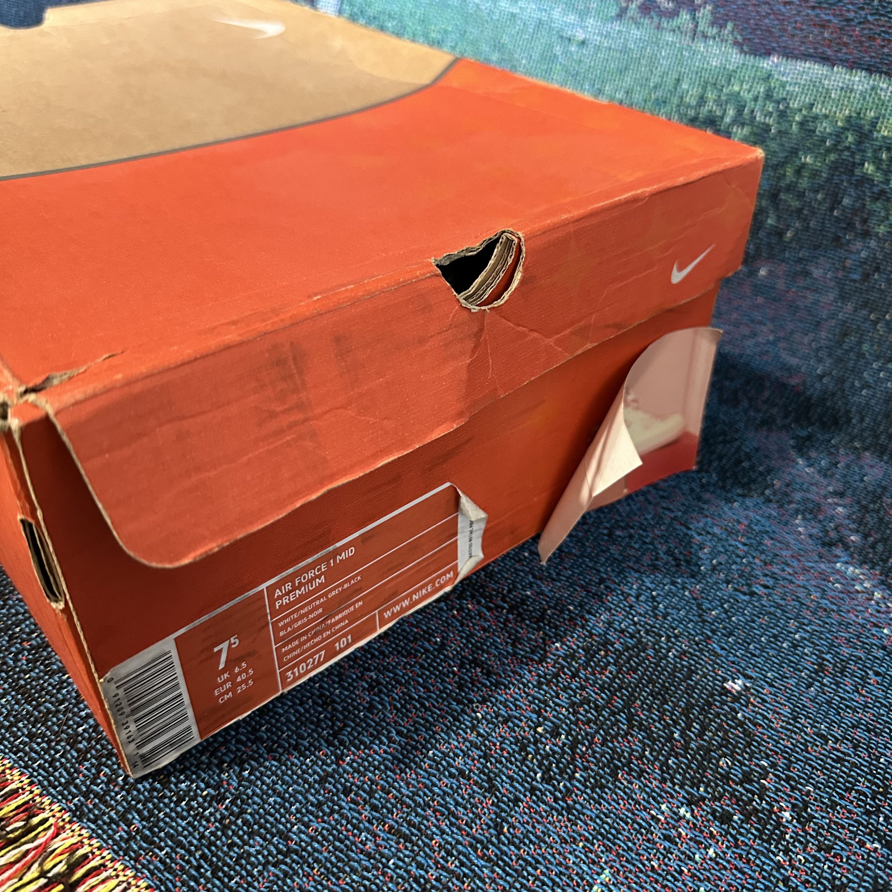 2006 Nike Air Force 1 Mid Premium Cocoa Snake skin