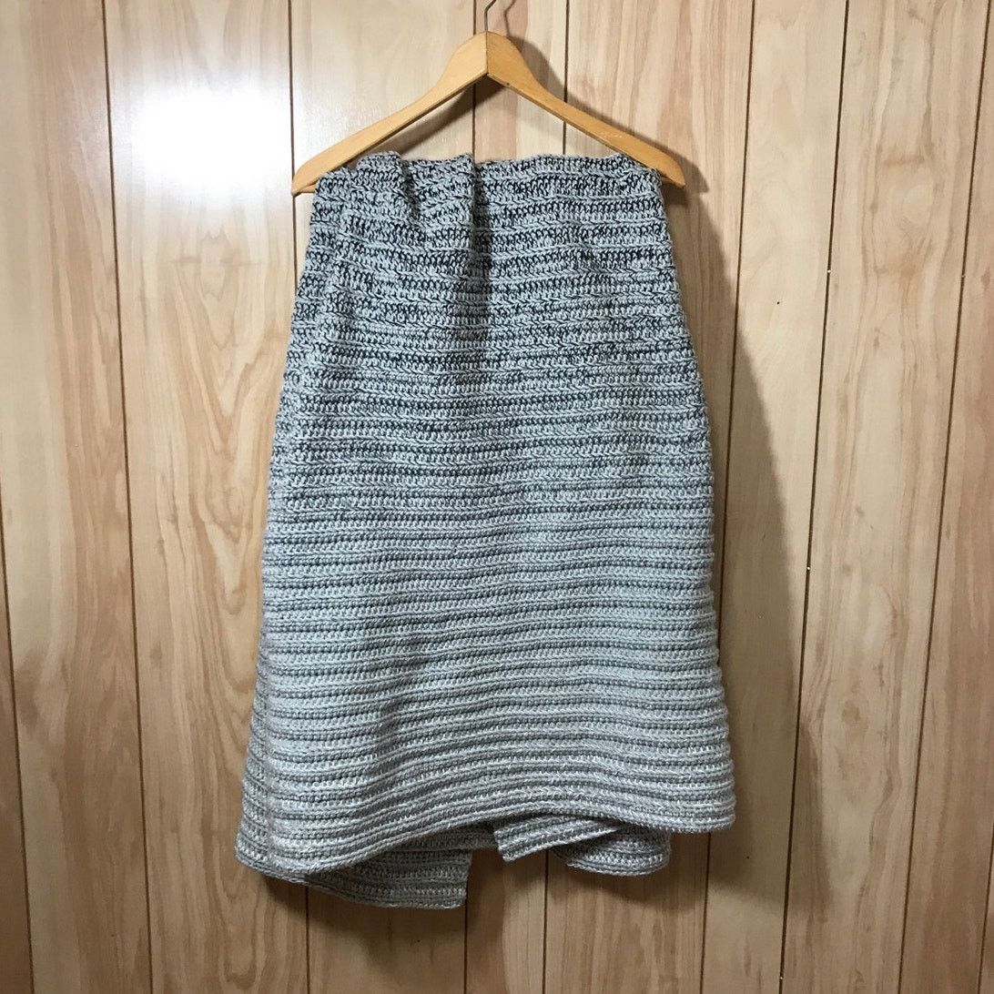 Handmade Soft Thick Shades of Gray Handmade Blanket by Dawny Size ONE SIZE - 1 Thumbnail