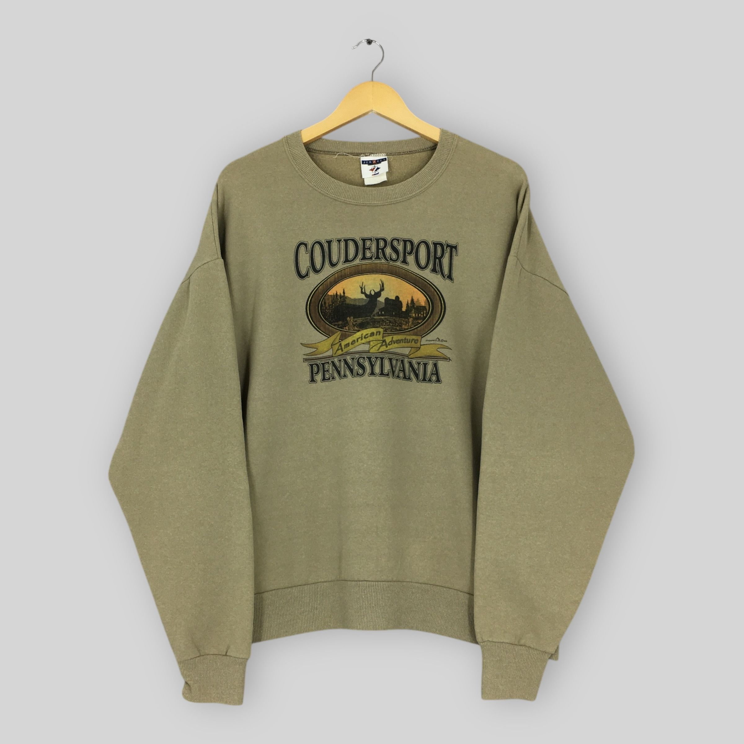 Vintage Vintage Coudersport Pennsylvania Brown Sweatshirt XLarge Size US XL / EU 56 / 4 - 1 Thumbnail