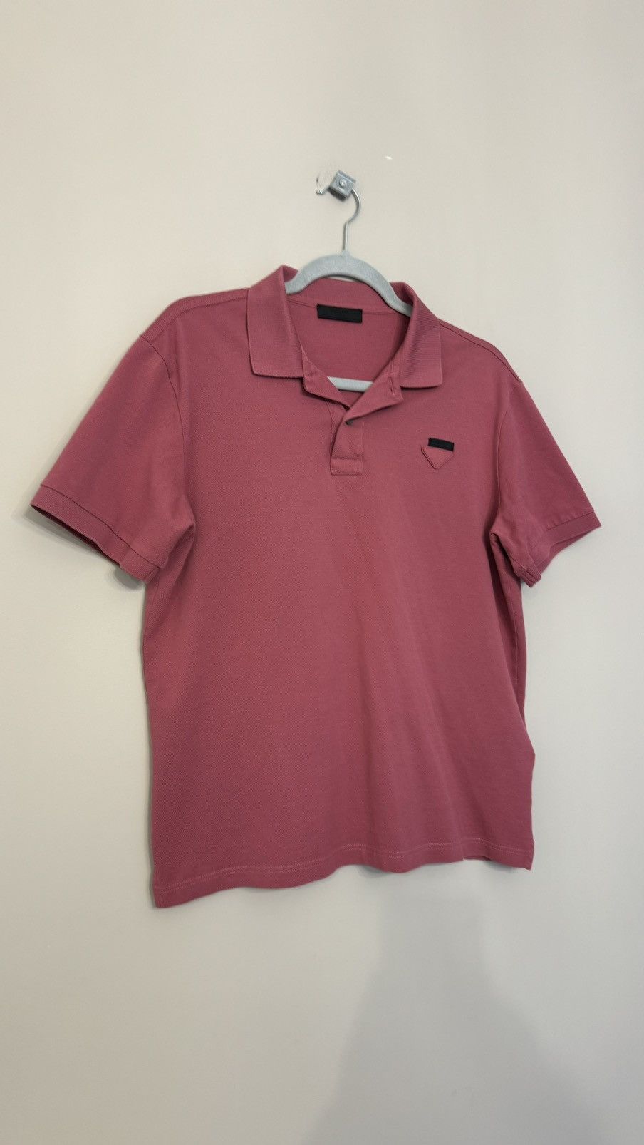 Prada Prada Coral Classic polo shirt with logo rare luxury Size US M / EU 48-50 / 2 - 2 Thumbnail
