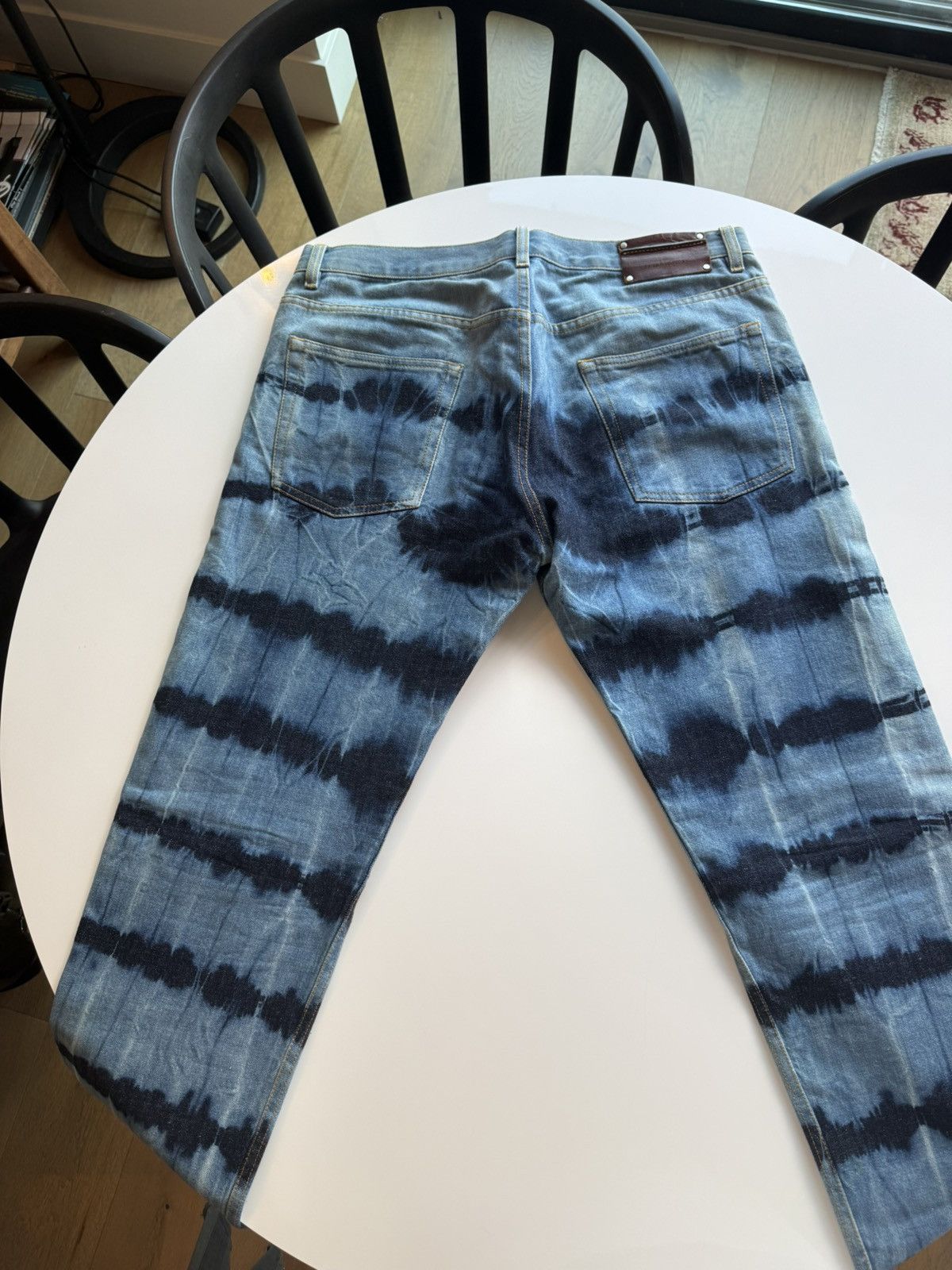 Dries Van Noten Dries Van Noten Tie-Dye Denim Size US 33 - 4 Thumbnail