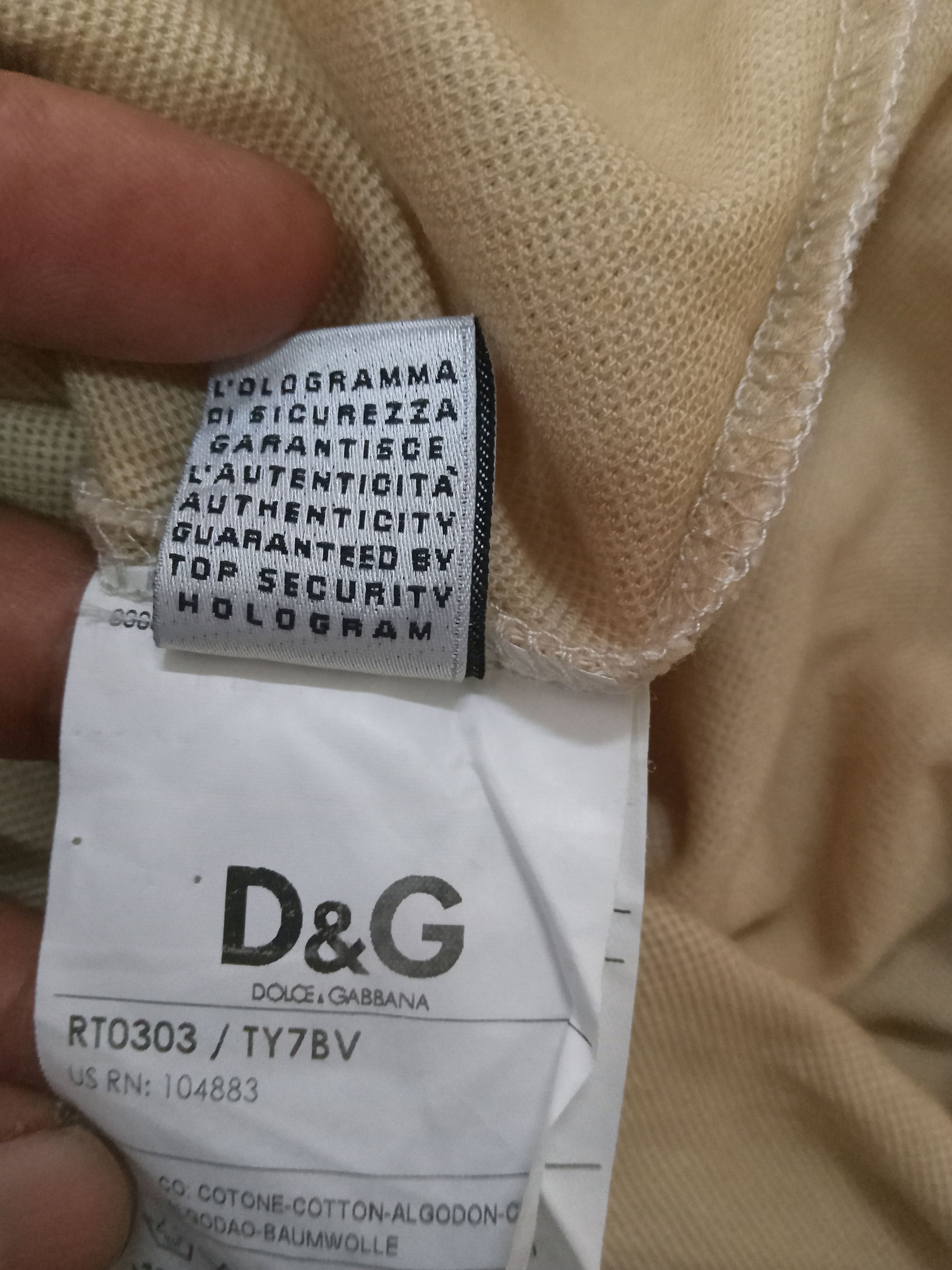 Dolce & Gabbana Dolce & Gabbana Polo Shirt Size US L / EU 52-54 / 3 - 8 Thumbnail