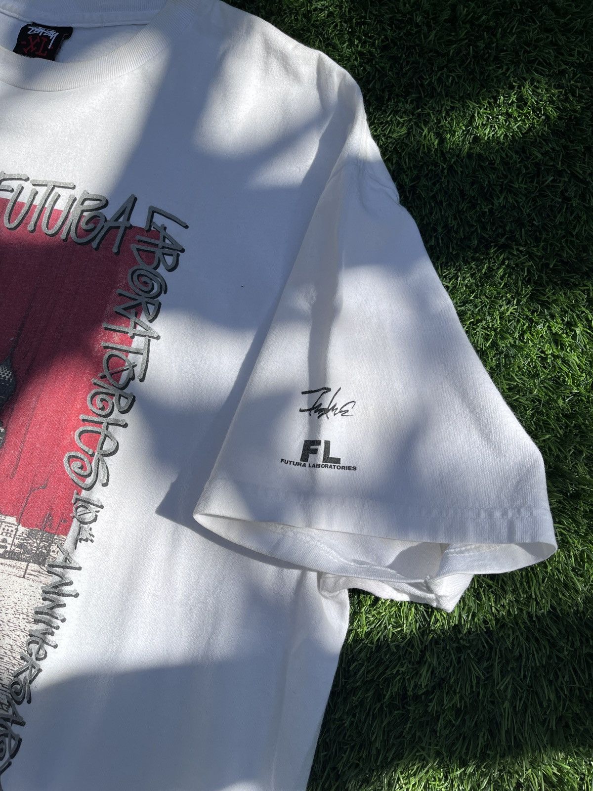 Designer × Stussy × Vintage Stussy futura anniversary RARE Size US XL / EU 56 / 4 - 3 Thumbnail