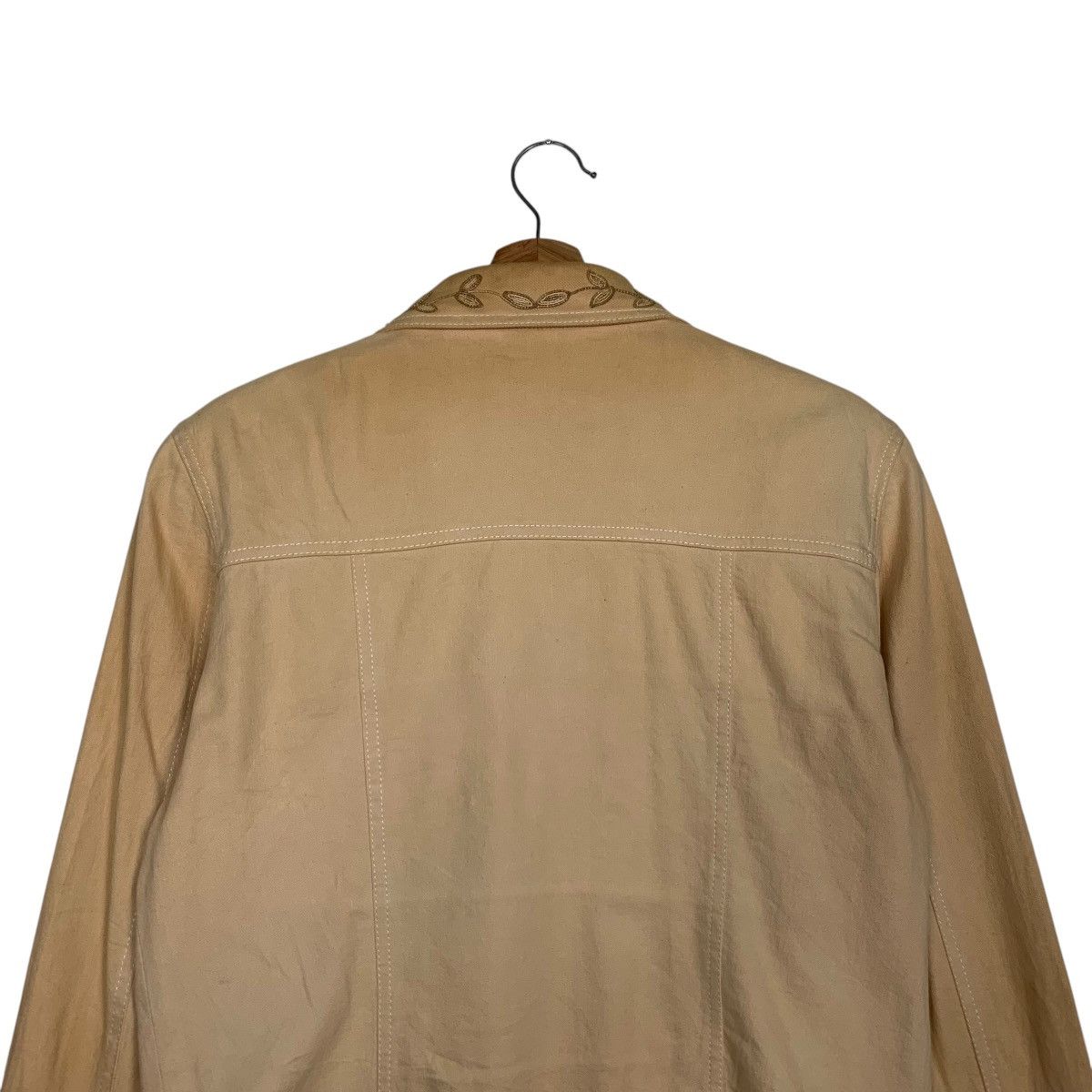 Vintage LEAF Classic Retro Crop Jacket #2675-C120 Size M / US 6-8 / IT 42-44 - 8 Thumbnail
