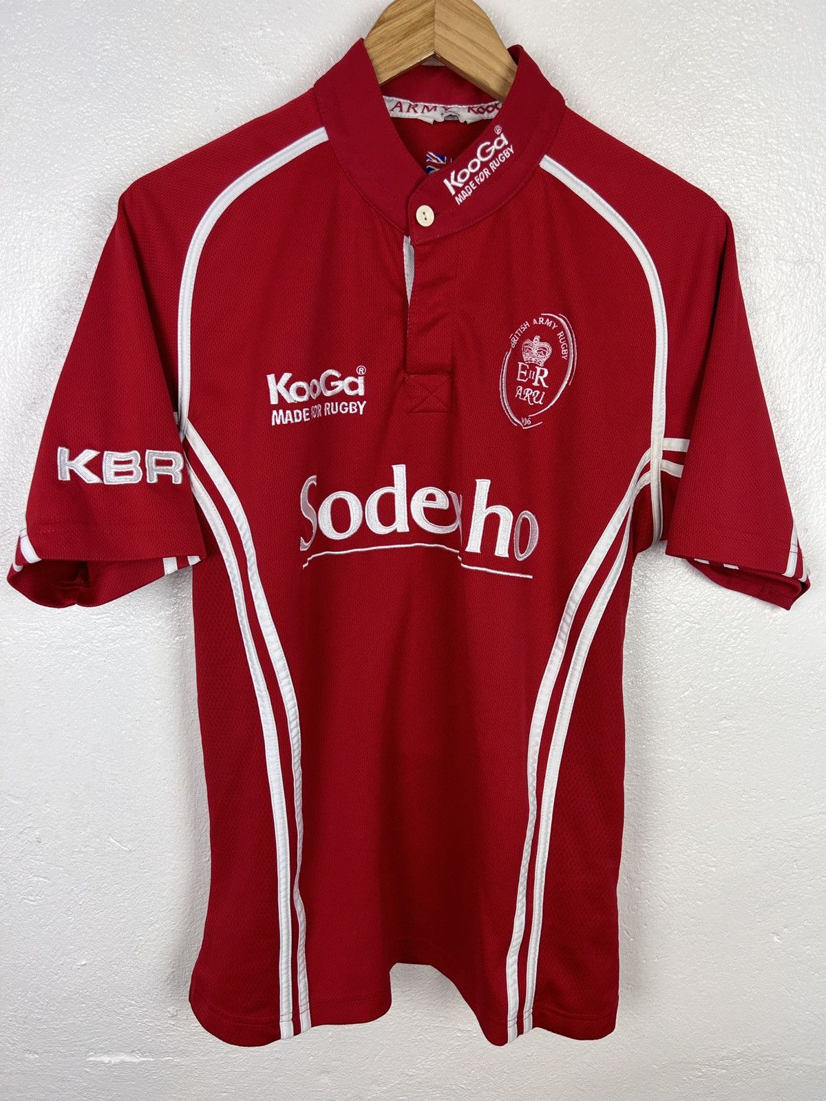 Vintage 00s Vintage Kooga British Army Sodexho Rugby Jersey Size US XL / EU 56 / 4 - 1 Thumbnail