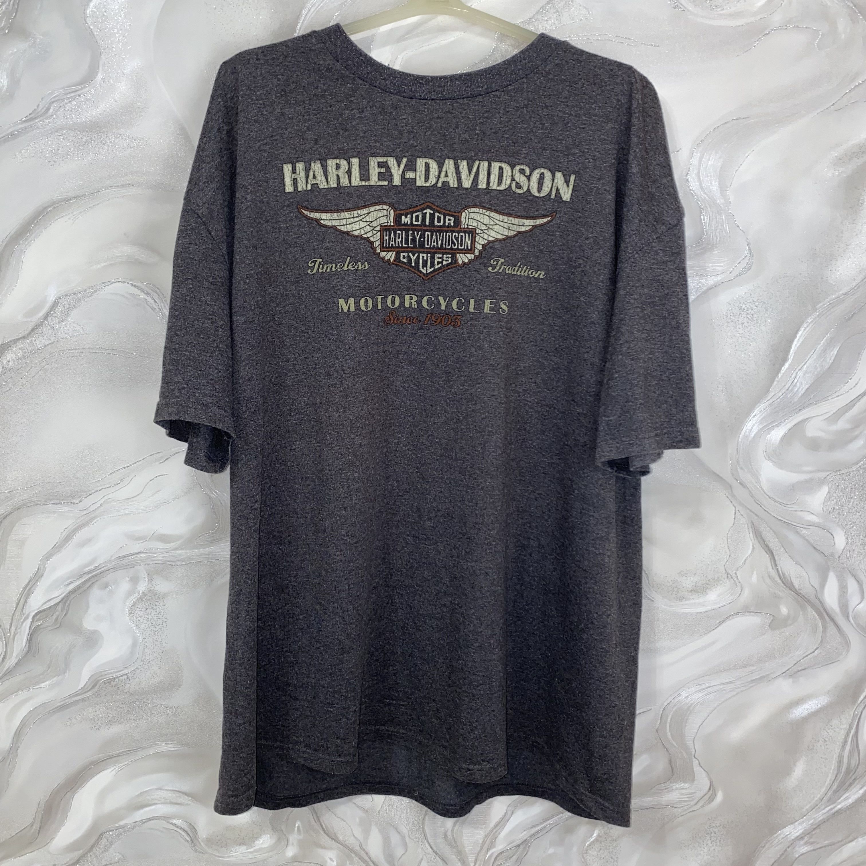 Harley Davidson Vintage Harley Davidson 3D emblem T shirt Size XXL Size US XXL / EU 58 / 5 - 2 Thumbnail