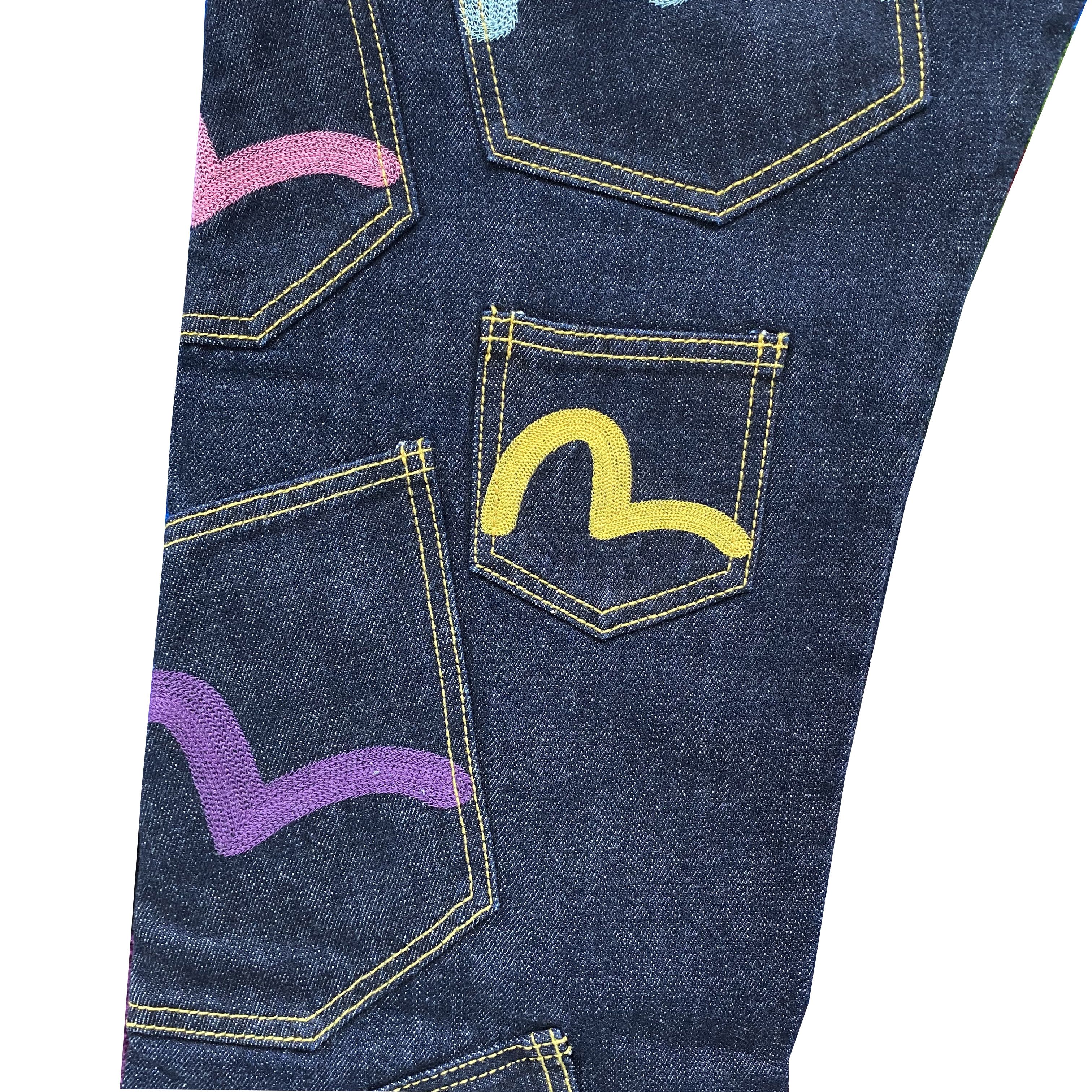 Evisu OG Vintage Multi-Pocket Selvage Denim (Logo Stitched） Size US 30 / EU 46 - 3 Thumbnail