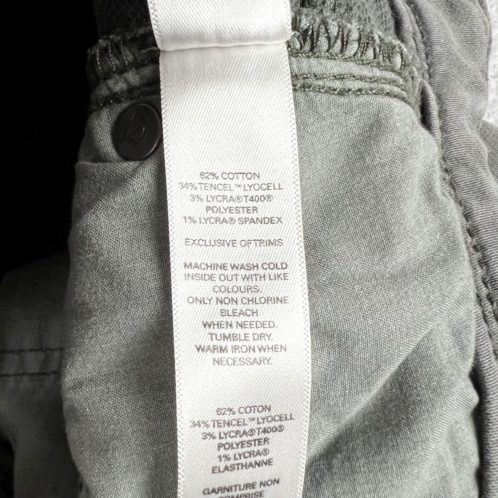 DUER DU/ER No Sweat N2X Slim Fit Taper Pants Grey Chino Mens 30x30 Stretch Size US 30 / EU 46 - 4 Thumbnail