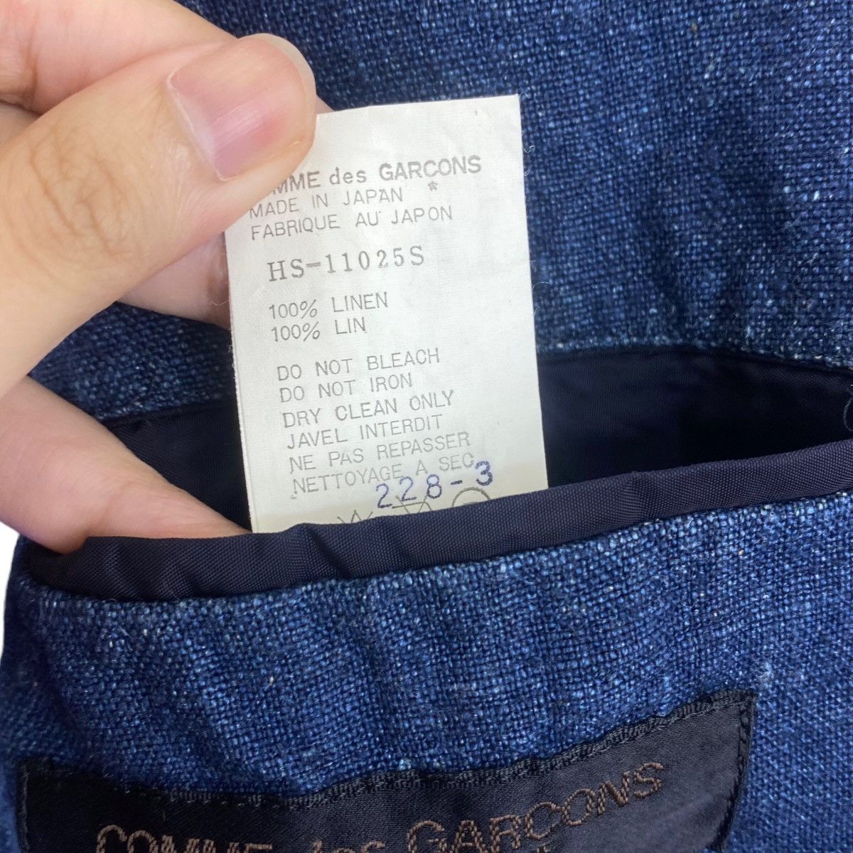 Comme des Garcons Vintage COMME DES GARCONS HOMME Made In Japan Coat Blazers Size 36R - 7 Thumbnail