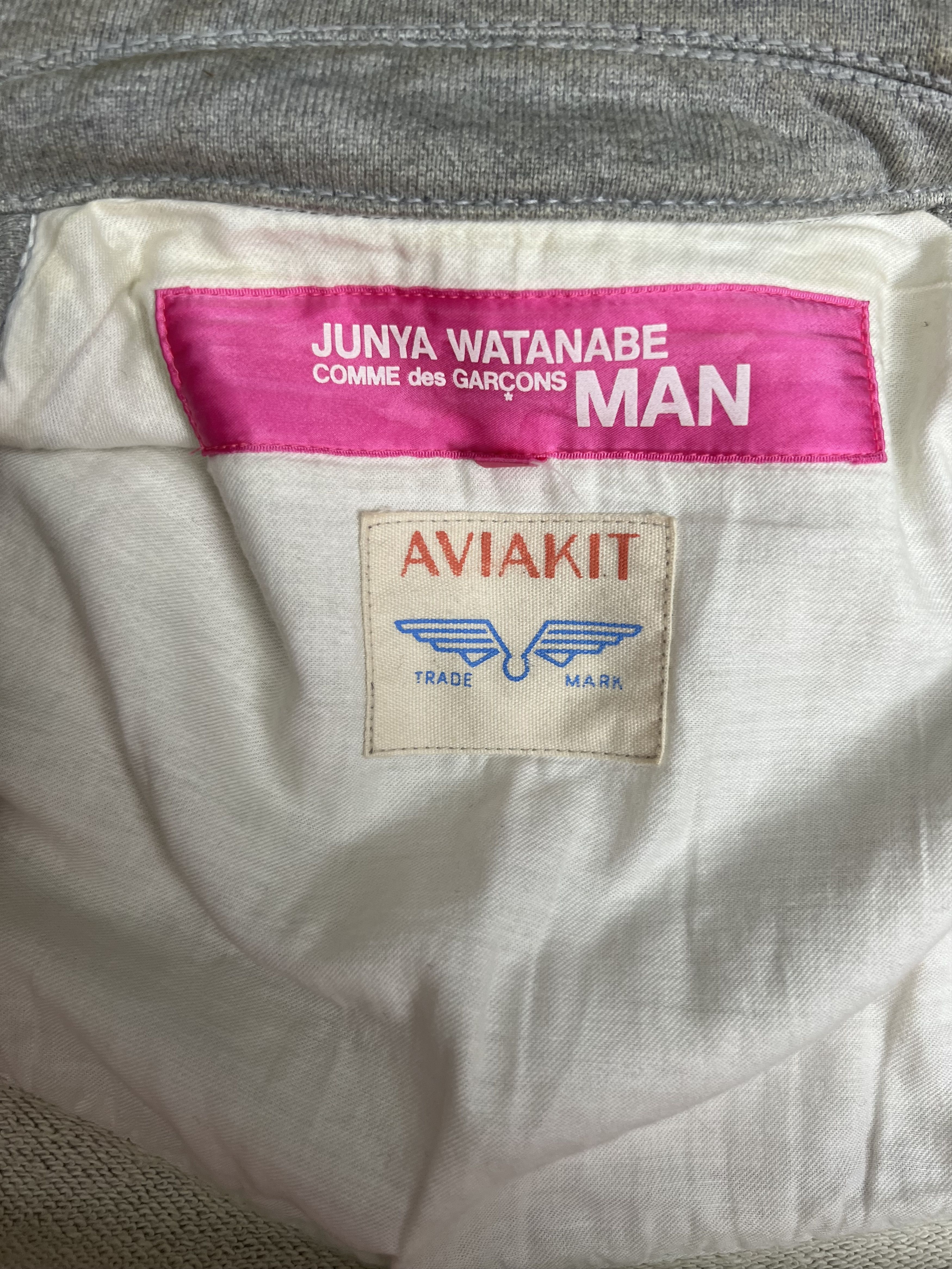Junya Watanabe Junya Watanabe S/S 2007 Studded Grey Aviator Cotton Jacket Size US M / EU 48-50 / 2 - 10 Thumbnail
