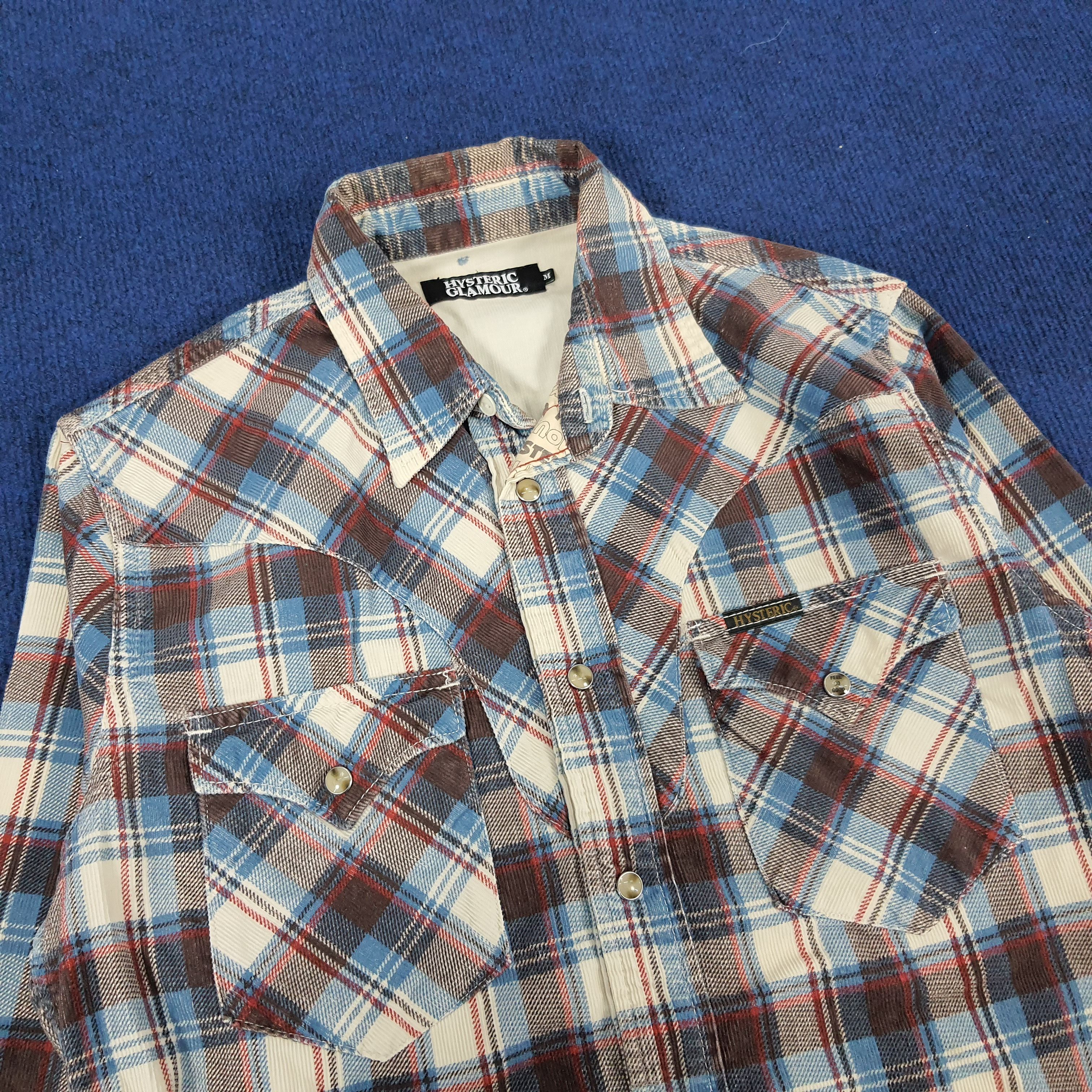 Hysteric Glamour Vintage Hysteric Glamour Japan Custom Logo Flannel Shirts Size US M / EU 48-50 / 2 - 4 Thumbnail