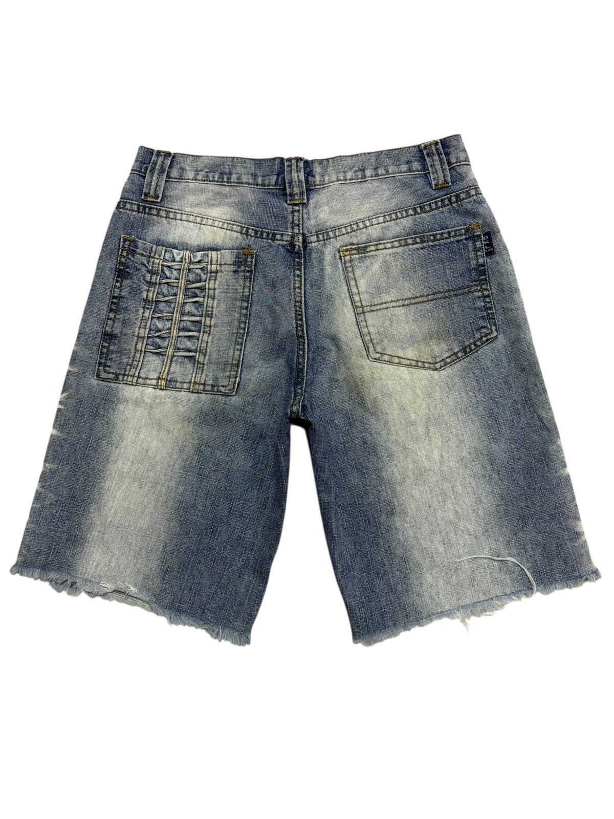 Japanese Brand Vtg DKL Japan Blue Washed Short Jeans Size US 28 / EU 44 - 2 Thumbnail