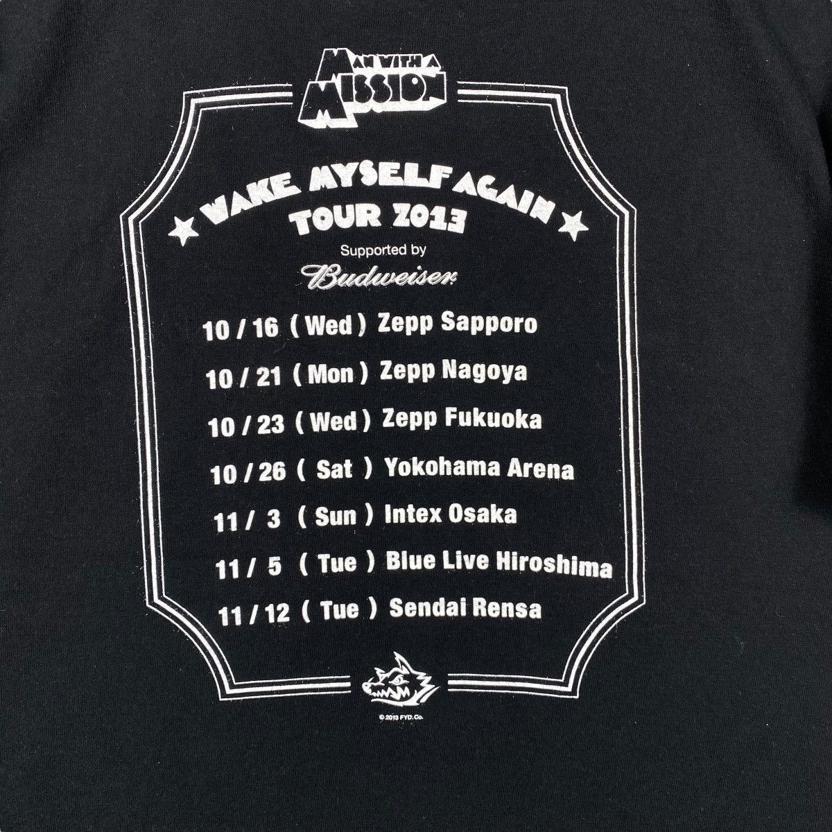 Band Tees Japanese Band Man With A Mission Wake Myself Again Tee Shirt Size US M / EU 48-50 / 2 - 6 Thumbnail