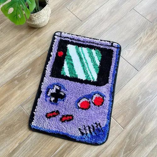 Other Design Hand Held Game Tufted Carpet Rug Size ONE SIZE - 6 Thumbnail