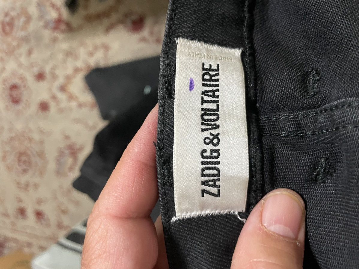 Zadig & Voltaire Dazed Slim Skinny distressed fashion jeans Size US 32 / EU 48 - 7 Thumbnail