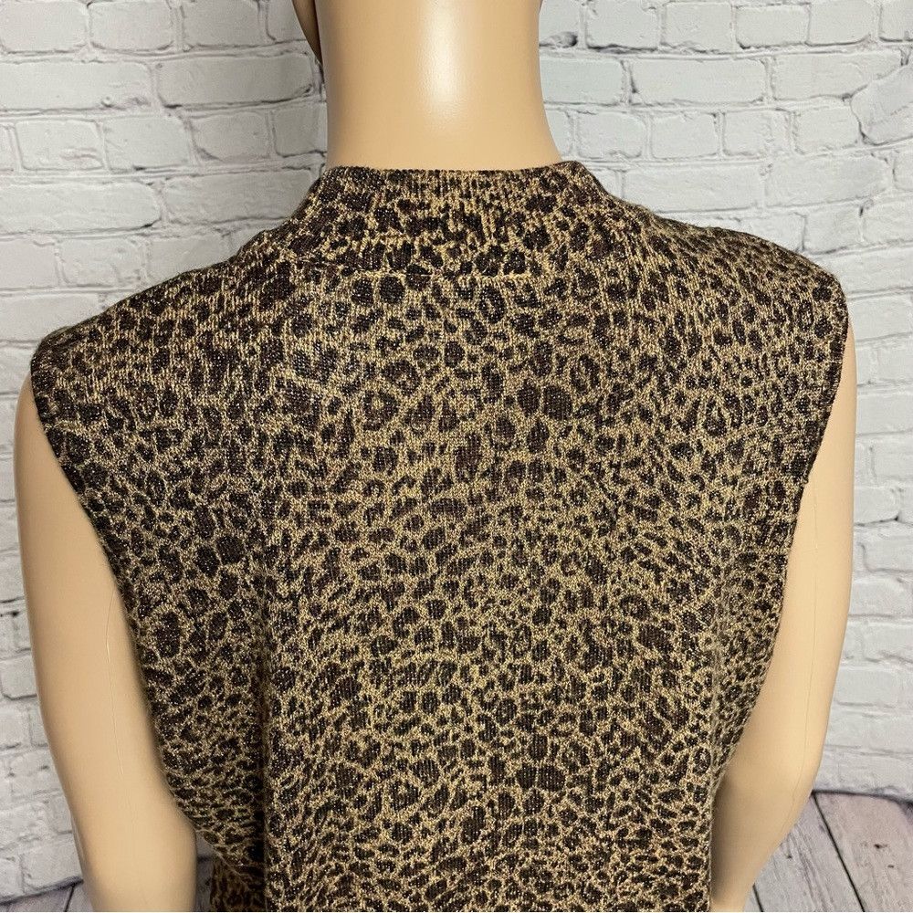 Other Kathie Lee Collection Animal Print Knit Top Size L Size L / US 10 / IT 46 - 9 Thumbnail