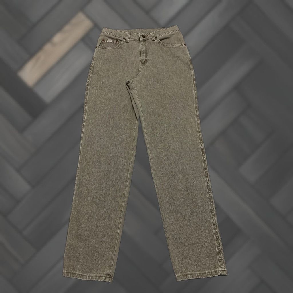 Lee VINTAGE Lee Jeans Straight Stretch Women's 10 Brown High Rise Size 32" / US 10 / IT 46 - 1 Thumbnail