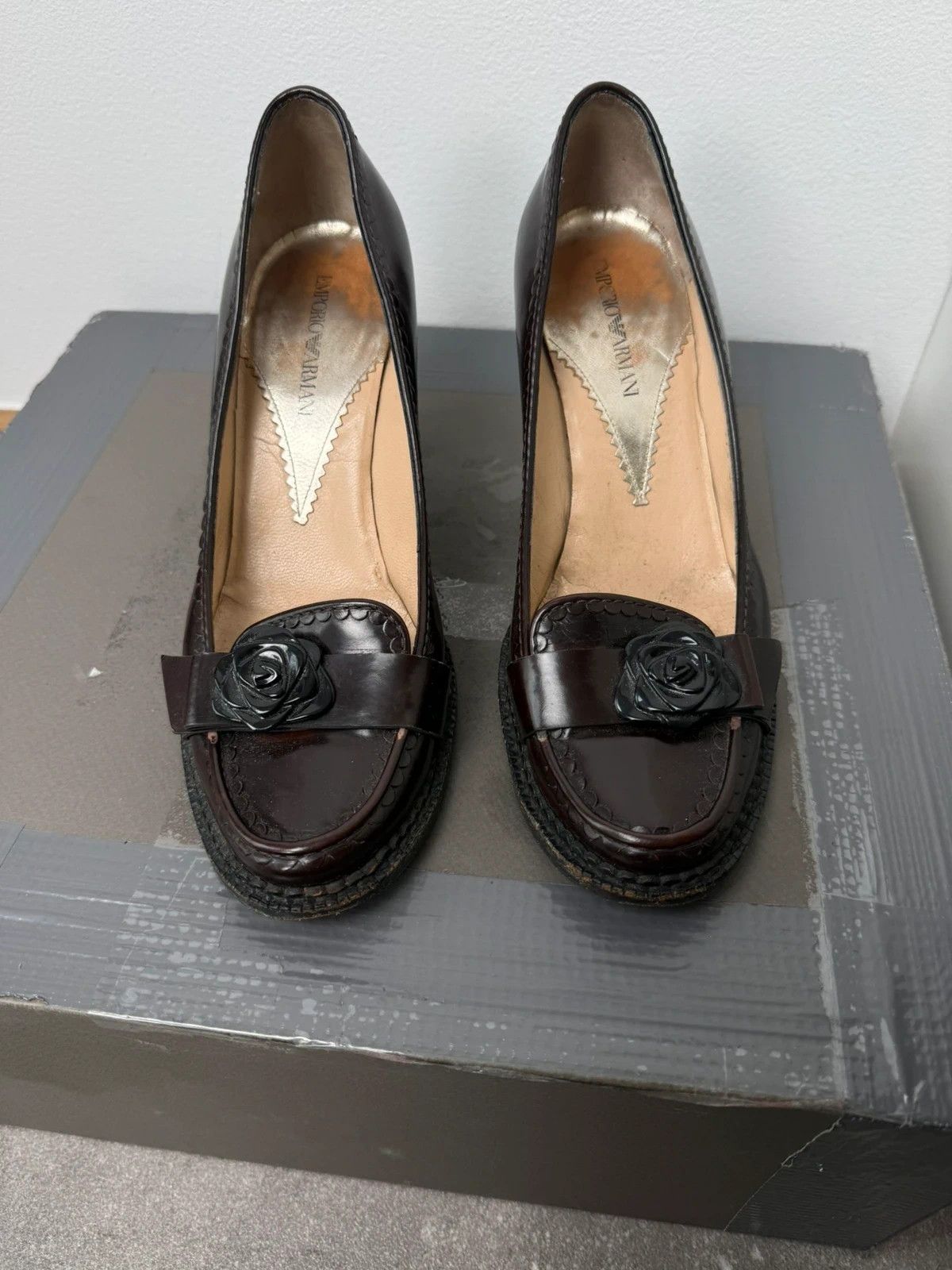 Emporio Armani Emporio Armani heels vintage luxury old money 2000s Size US 8.5 / IT 38.5 - 7 Thumbnail