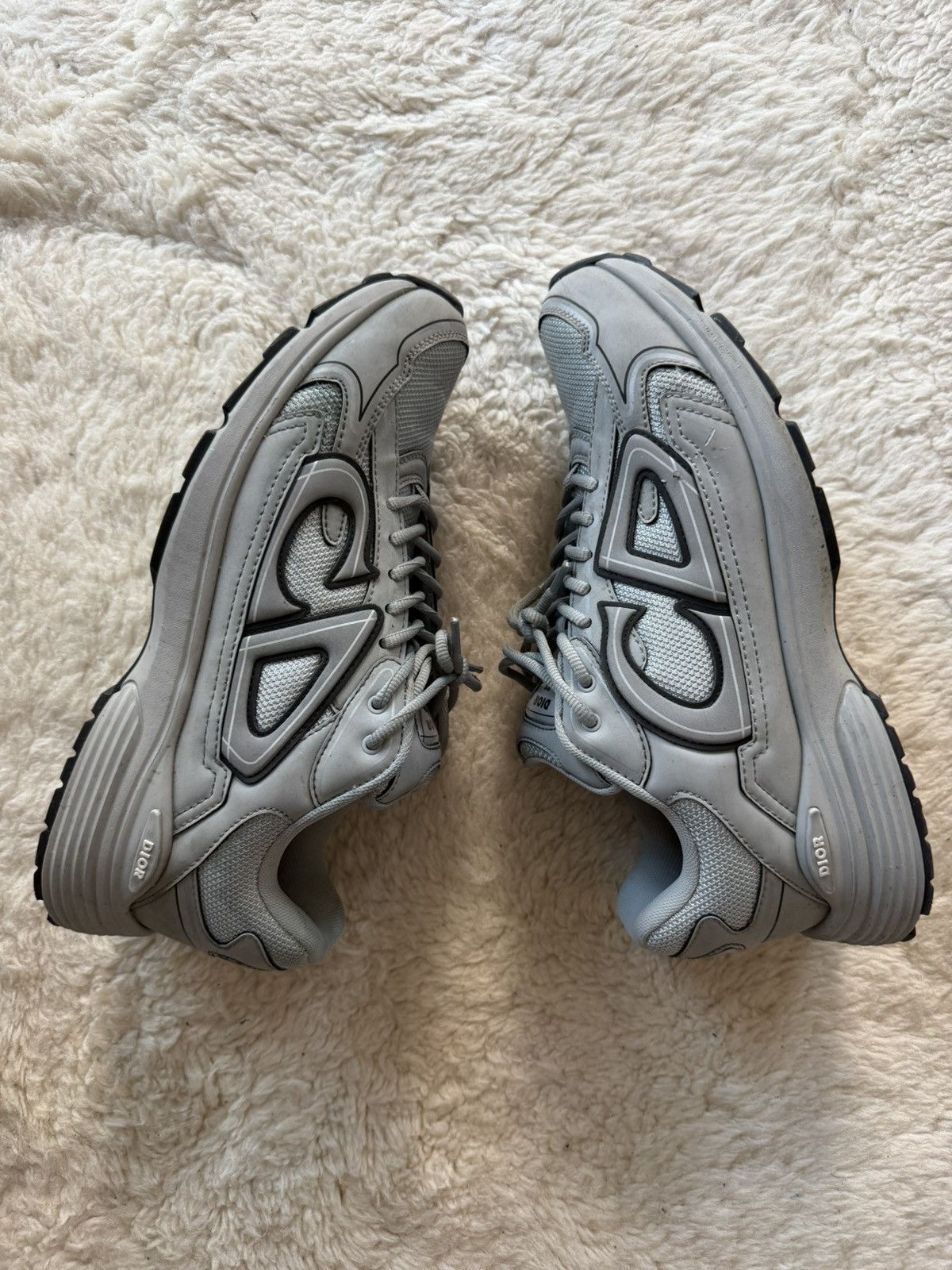 Dior B30 Silver Gray Dior Sneakers Size US 11 / EU 44 - 1 Thumbnail