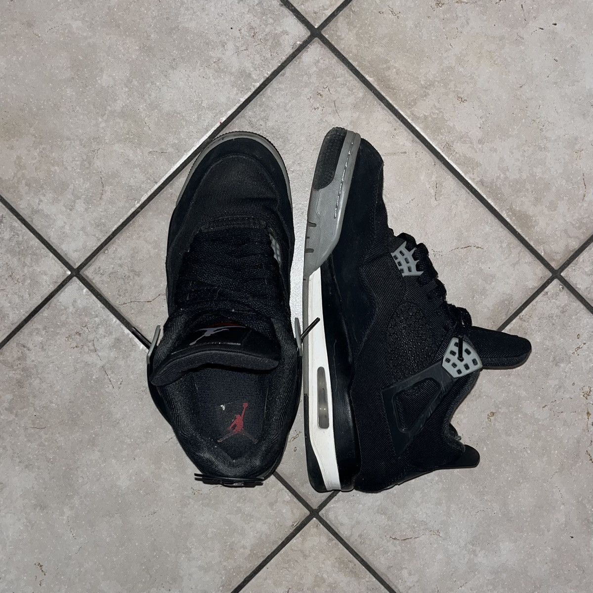 Jordan Brand Offer a Price - 2022 Air Jordan 4 Retro SE Black Canvas Size US 10 / EU 43 - 4 Thumbnail