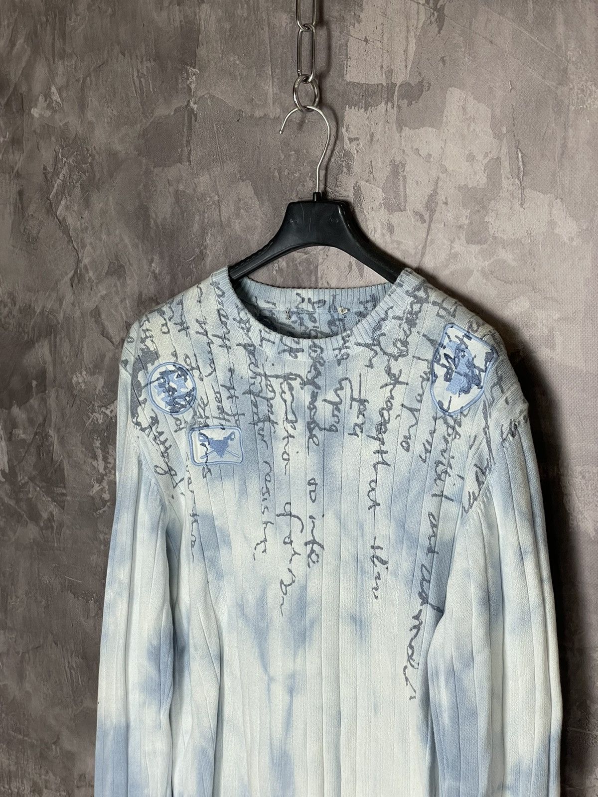 Japanese Brand Avant Garde Y2K Art Rare Multicolour Sweater Long Sleeve Size L / US 10 / IT 46 - 7 Thumbnail