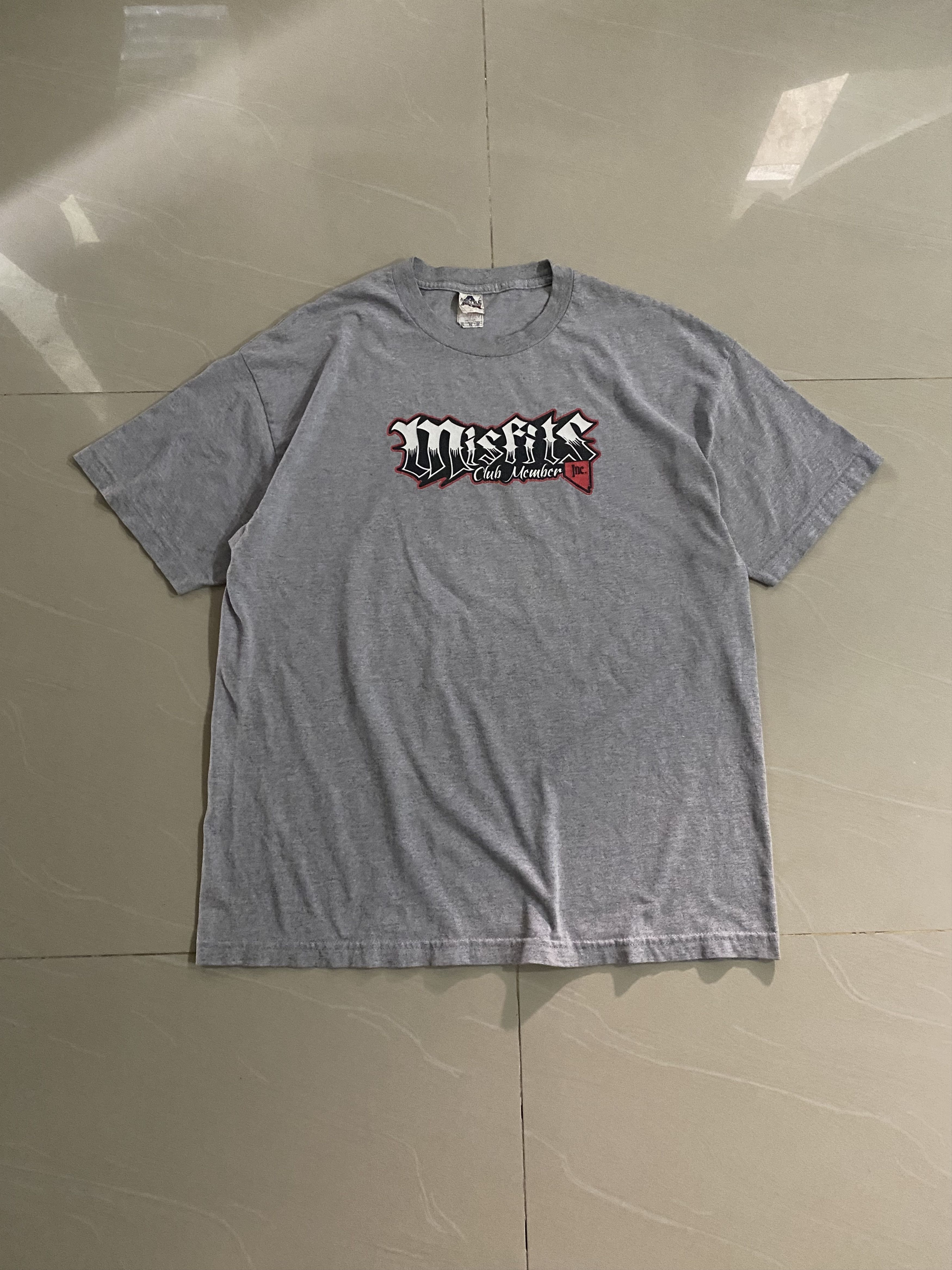 Band Tees Vintage Misfits Club Member Las Vegas Size US XL / EU 56 / 4 - 2 Thumbnail