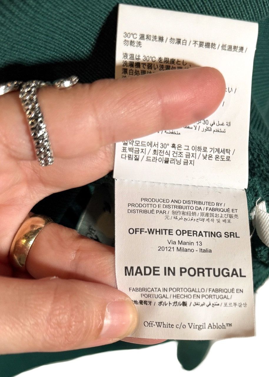 Off-White Off-White Green Caravaggio Print Hoodie Size US M / EU 48-50 / 2 - 11 Thumbnail