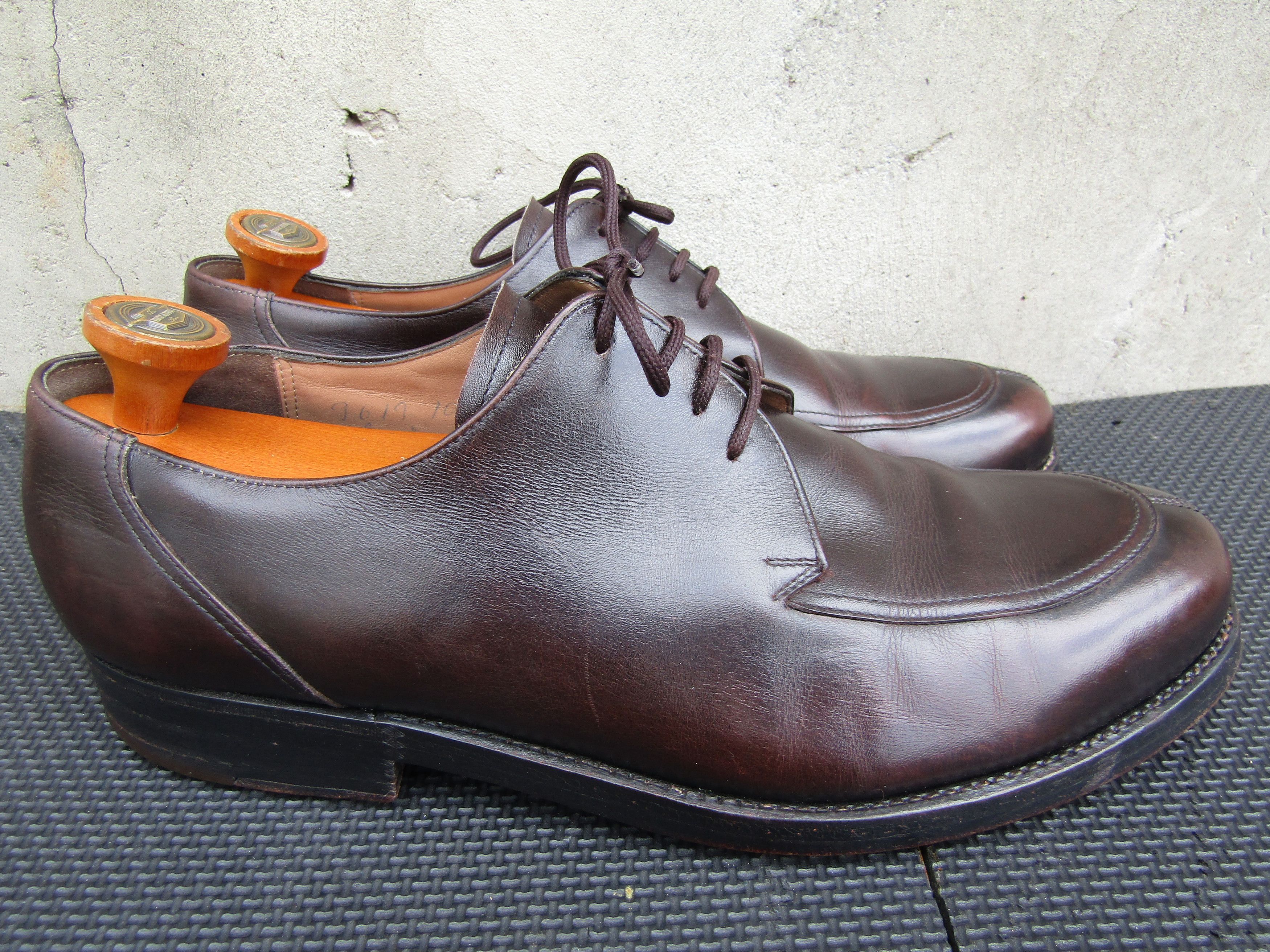 Heinrich Dinkelacker Heinrich Dinkelacker Leather Mens Brogue Dress Split Toe Size US 11 / EU 44 - 7 Thumbnail