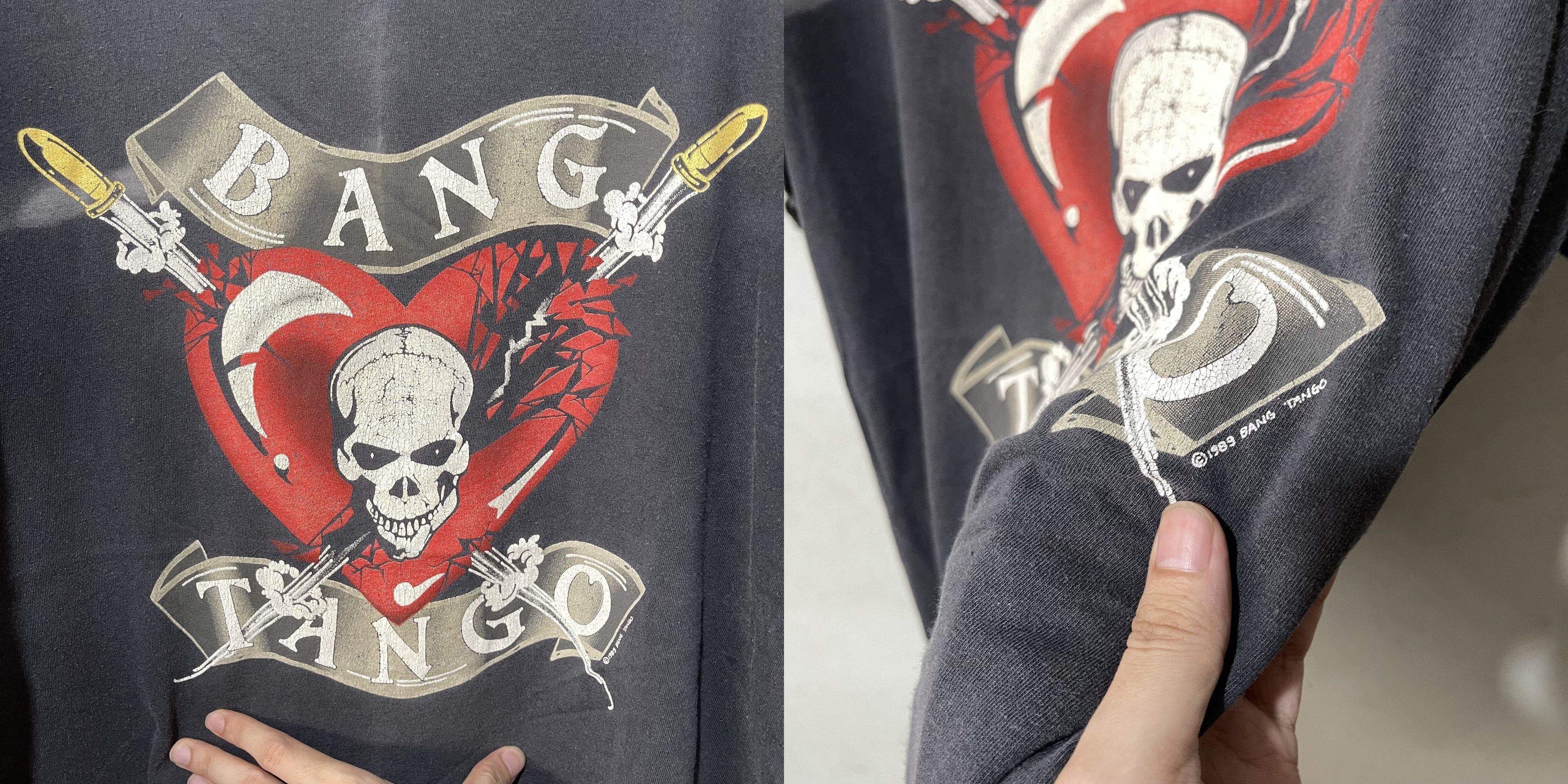 Band Tees × Vintage Vintage 1989 Bang Tango Shirt Size US XL / EU 56 / 4 - 2 Thumbnail
