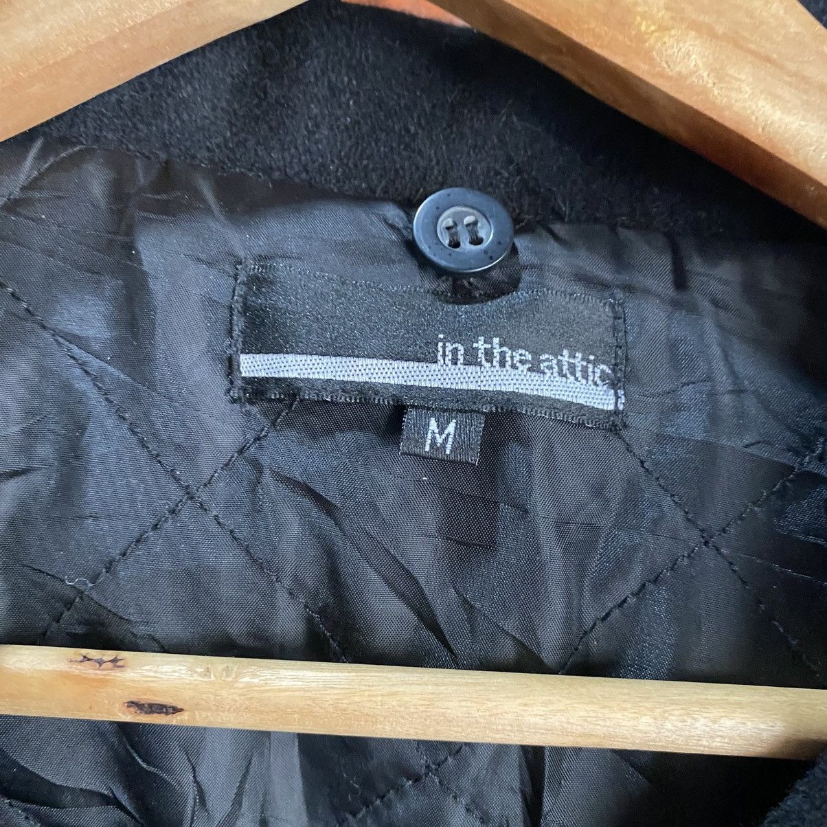 In The Attic n The Attic Leather Sleeve Biker Jacket Moto Varsity Hybrid Size US M / EU 48-50 / 2 - 16 Thumbnail
