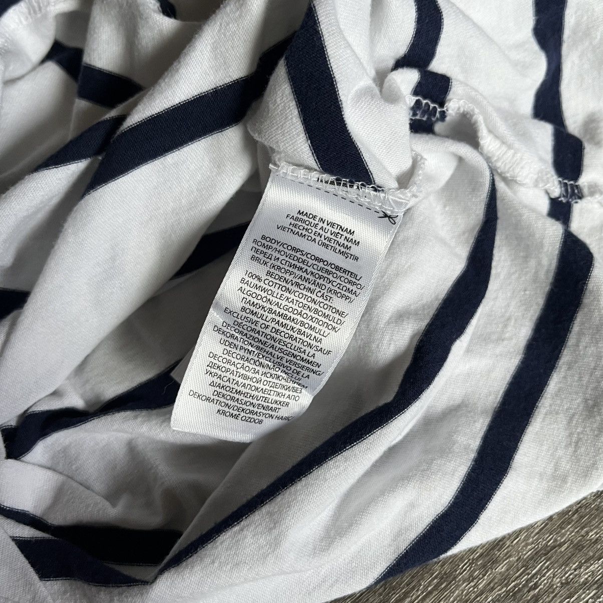 Polo Ralph Lauren Vintage Polo Ralph Lauren Striped Small Basic Logo Hoodie Size US L / EU 52-54 / 3 - 6 Thumbnail