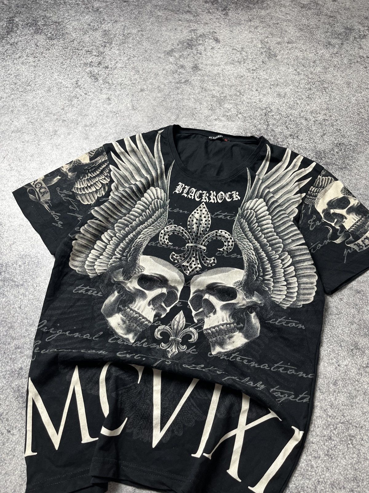 Affliction 🔥CRAZY ED HARDY LGB VIBE TRIBAL SKULL TEE CROSS T SHIRT Size US M / EU 48-50 / 2 - 3 Thumbnail