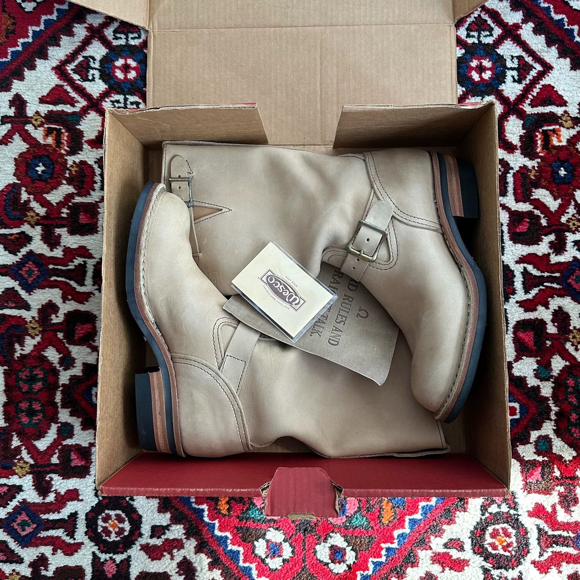 WESCO Wesco Boss Engineer Boots 7.5E 9/10 Light Wear Size US 7.5 / EU 40-41 - 1 Thumbnail